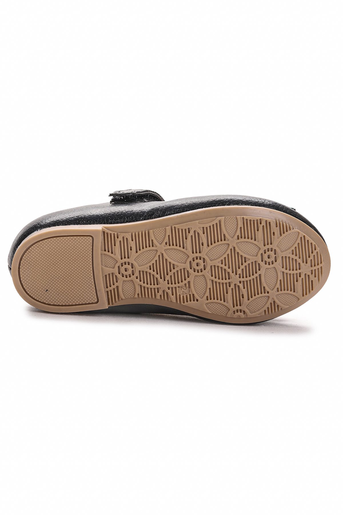 Cırtlı Fiyonklu Kız Çocuk Babet Ayakkabı Ege 200 Vakko Platin - Görsel 7