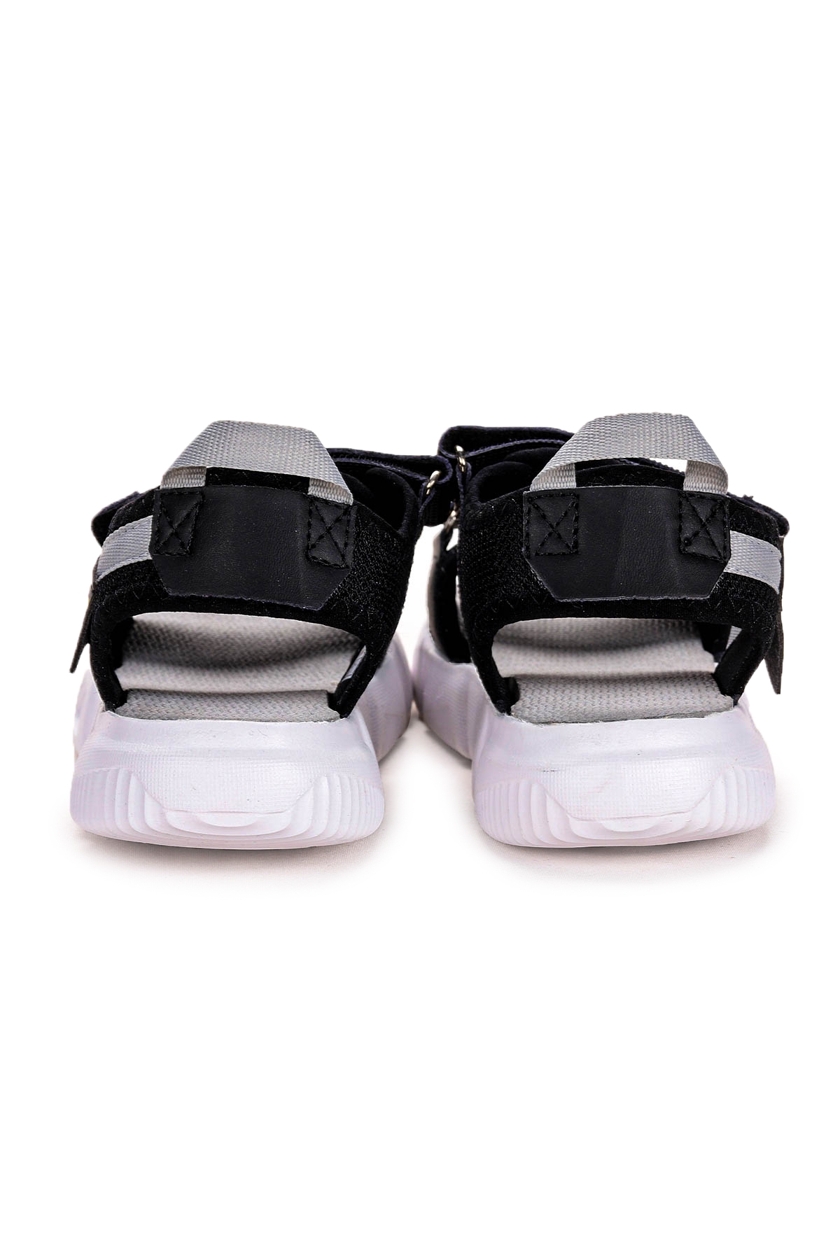 Cırtlı Yürüyüş Kız/Erkek Çocuk Sandalet 200 Siyah - Gri - Görsel 5
