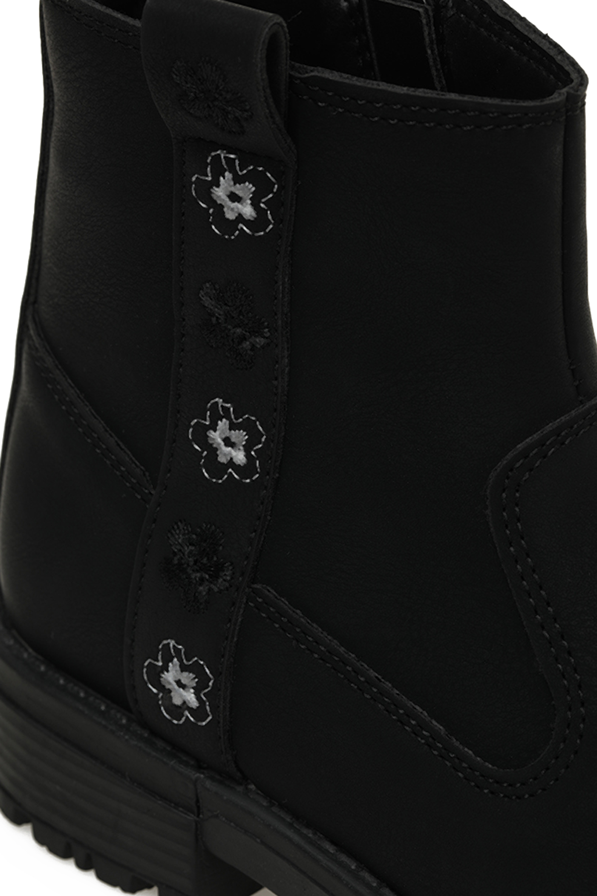 LOUIS.F 3PR Siyah Kız Çocuk Biker Bot - Görsel 8