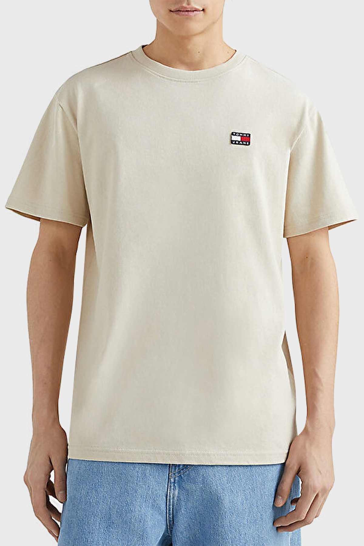 Tommy Hilfiger Tommy Jeans Erkek T Shirt DM0DM16320 YBH BEYAZ 200921146