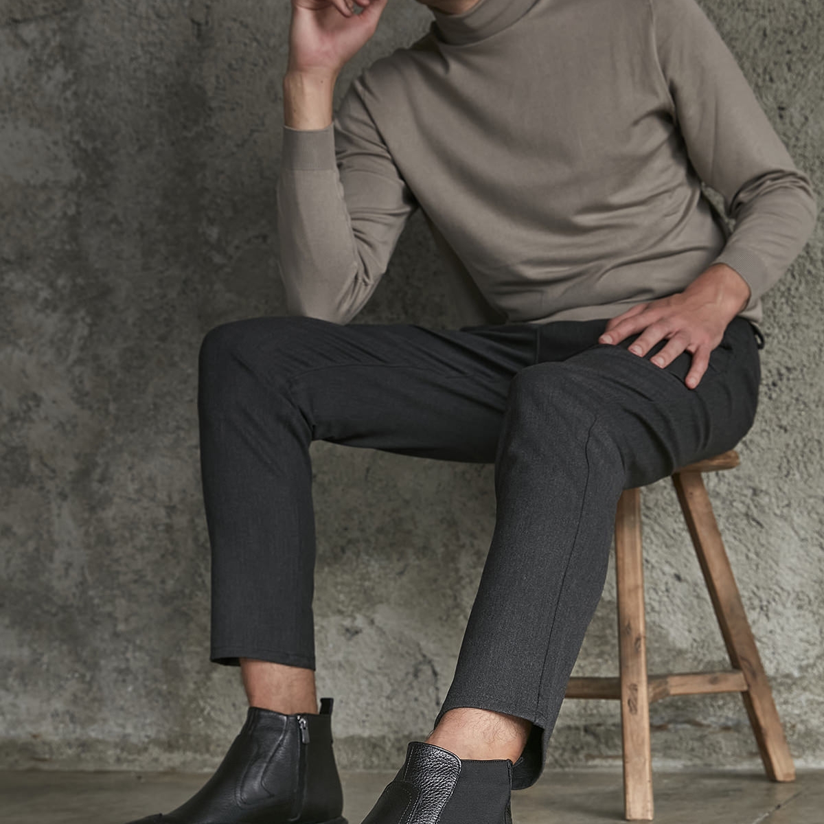 ZiyaErkek Hakiki Deri Bot 133447Z202 Siyah