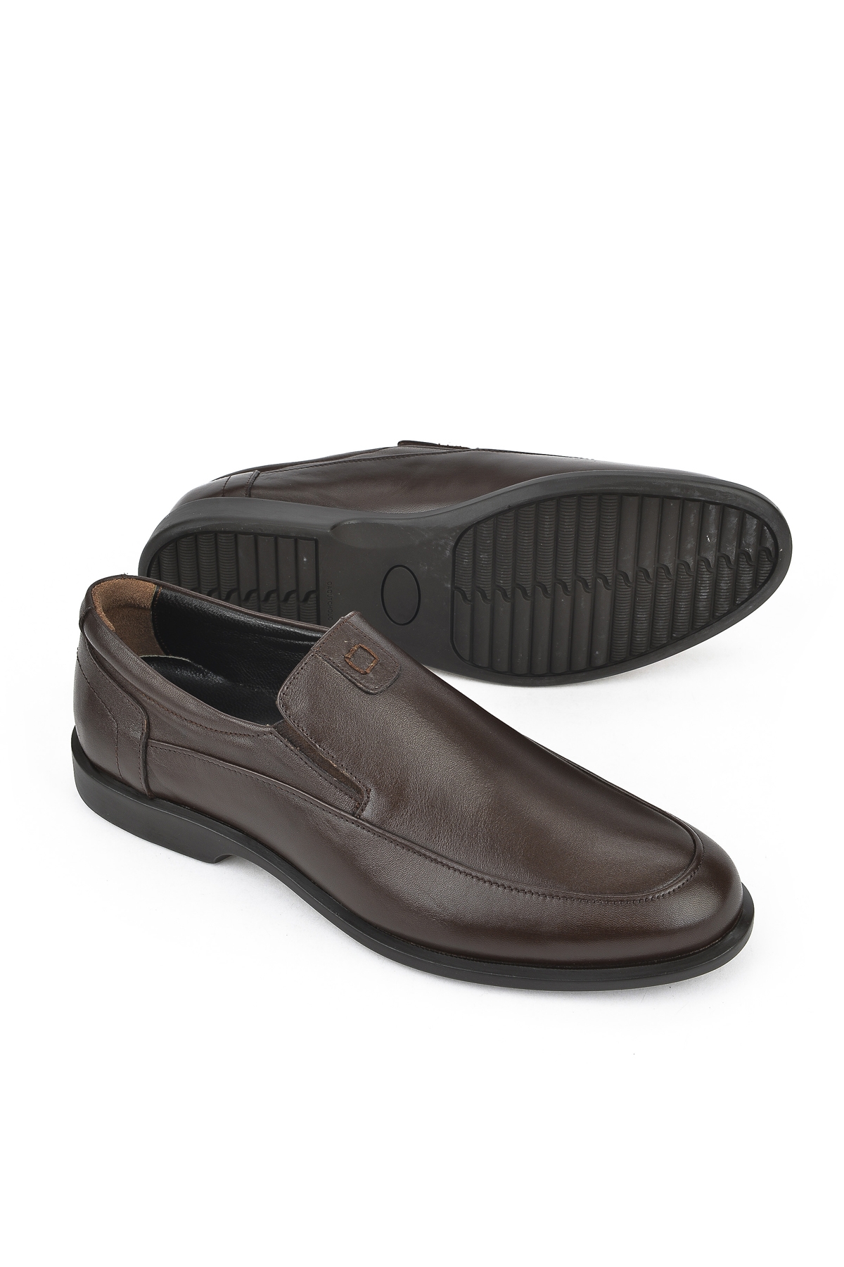 Erkek Hakiki Deri Ayakkabı 14192Z16785 Kahve - Görsel 5