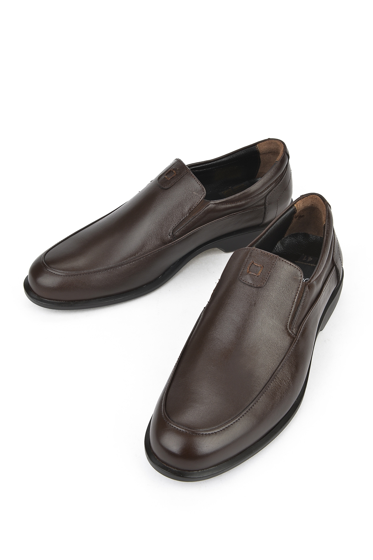 Erkek Hakiki Deri Ayakkabı 14192Z16785 Kahve - Görsel 6