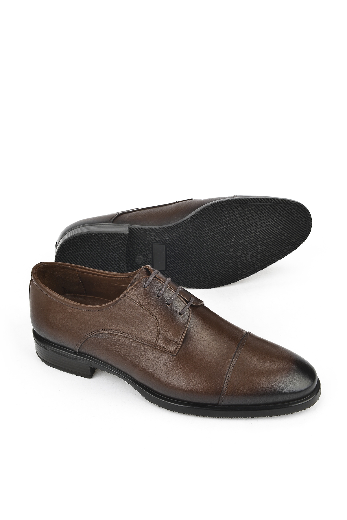 Erkek Hakiki Deri Ayakkabı 123745 8009 Kahve - Görsel 5