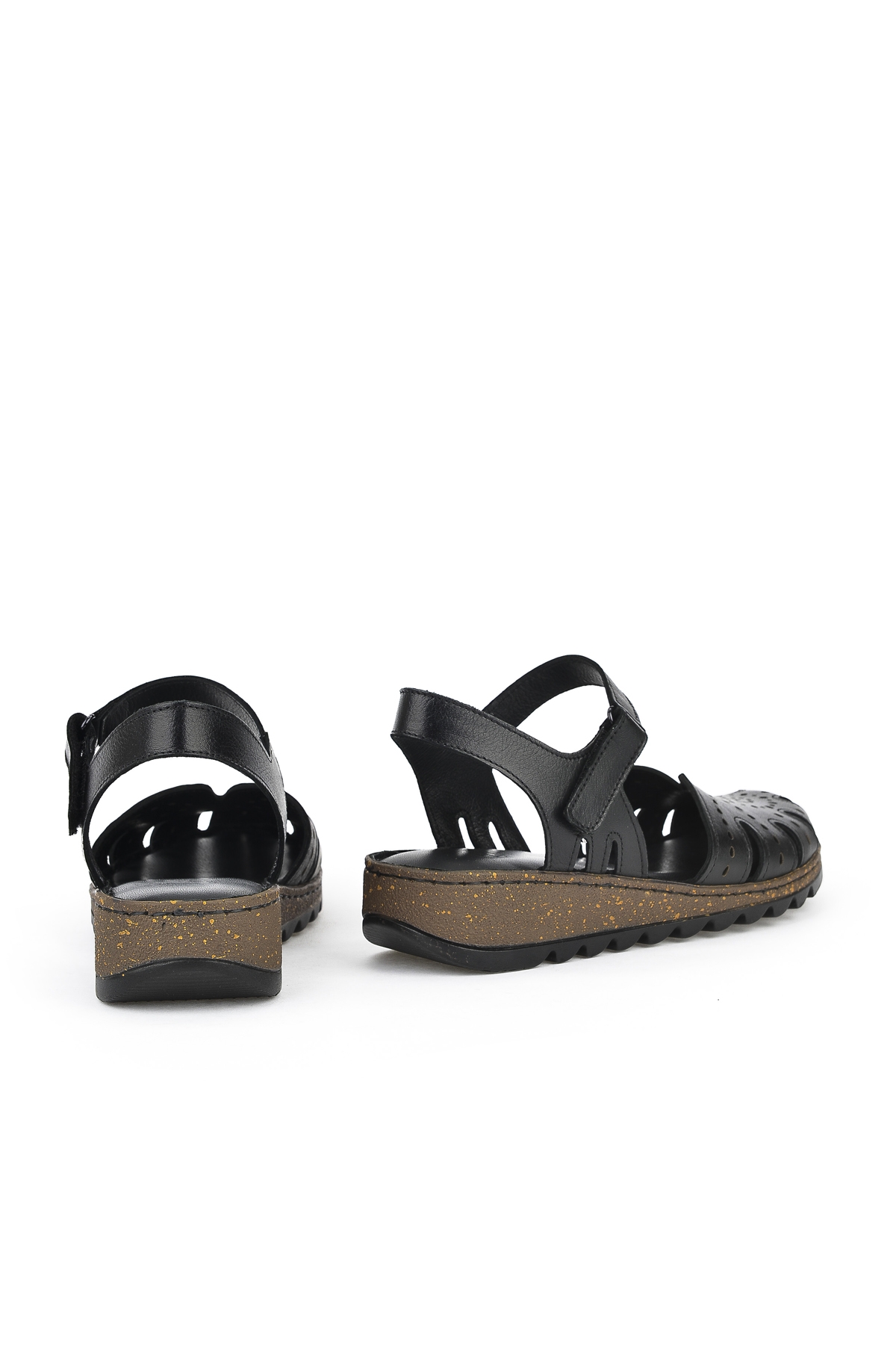 Ziya Taba Ziya Hakiki Deri Kadın Sandalet