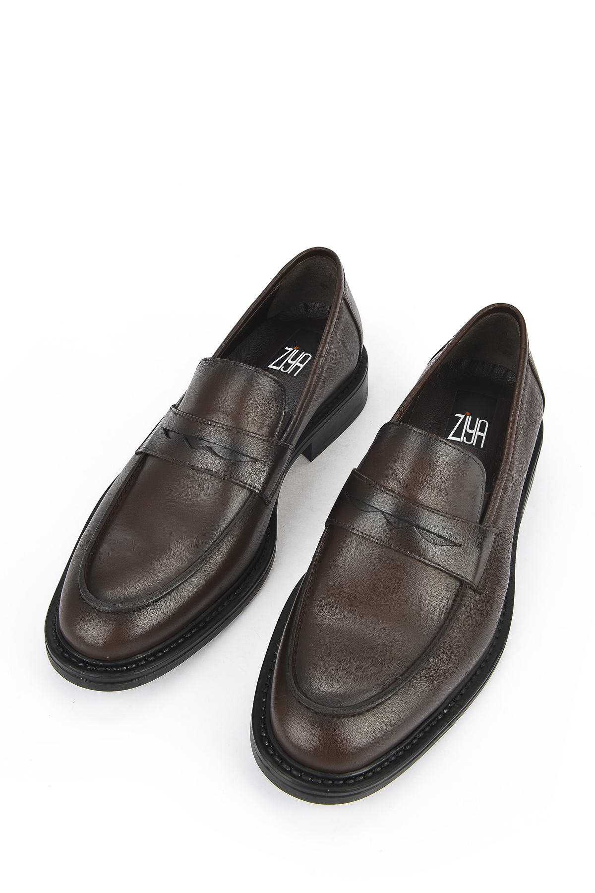 Hakiki Deri Erkek Ayakkabı 141744Z2386 Kahve - Görsel 7