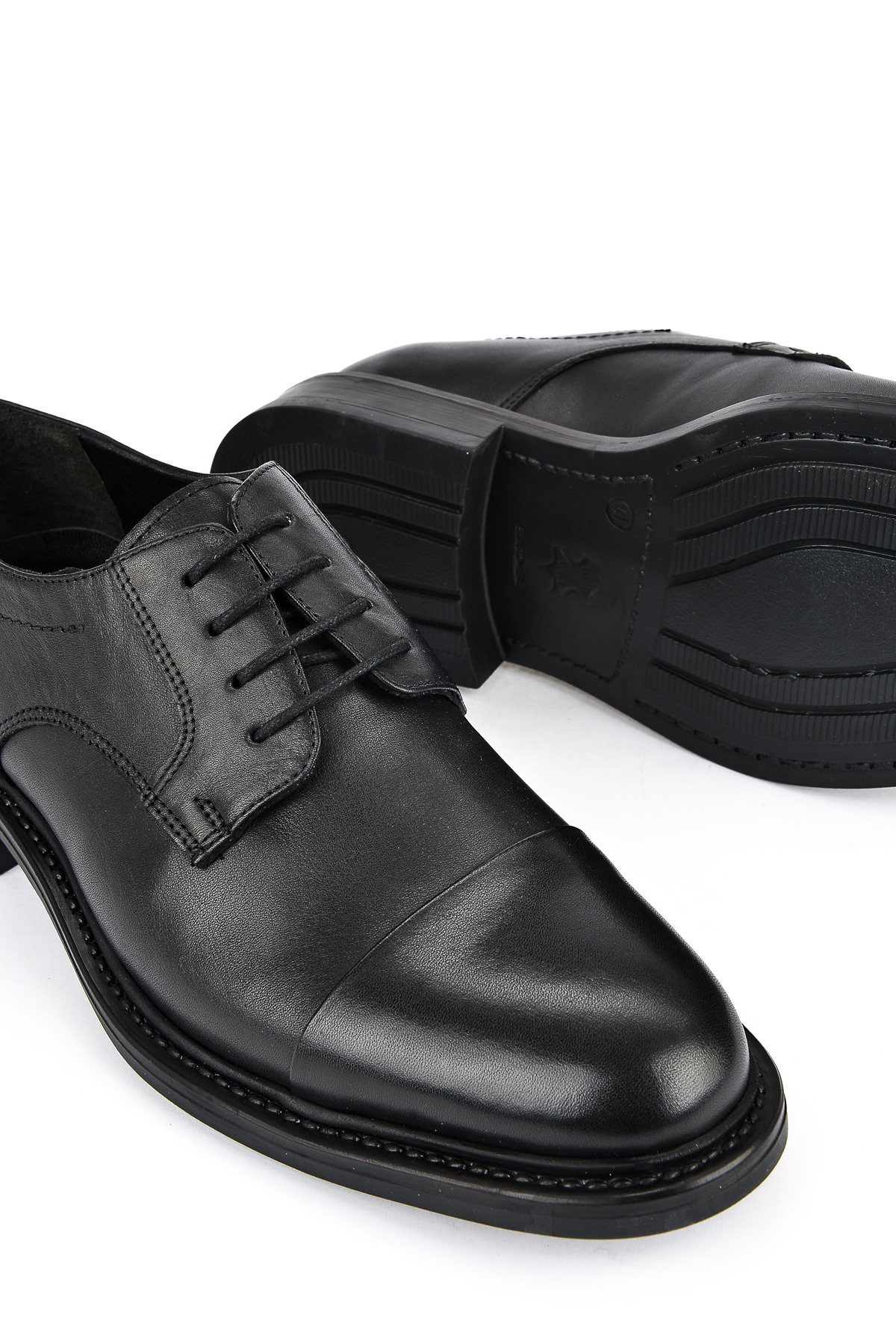Hakiki Deri Erkek Ayakkabı 141744Z2381 Siyah - Görsel 5