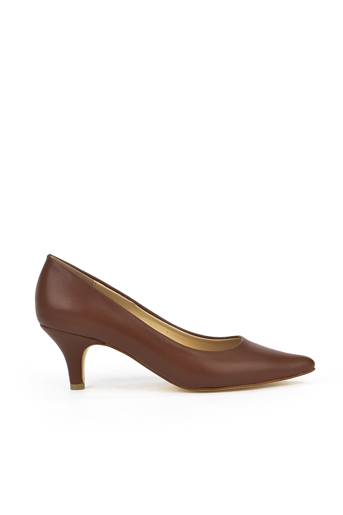 Kadın Hakiki Deri Topuklu Ayakkabı 1231003 324 Taba - Görsel 4