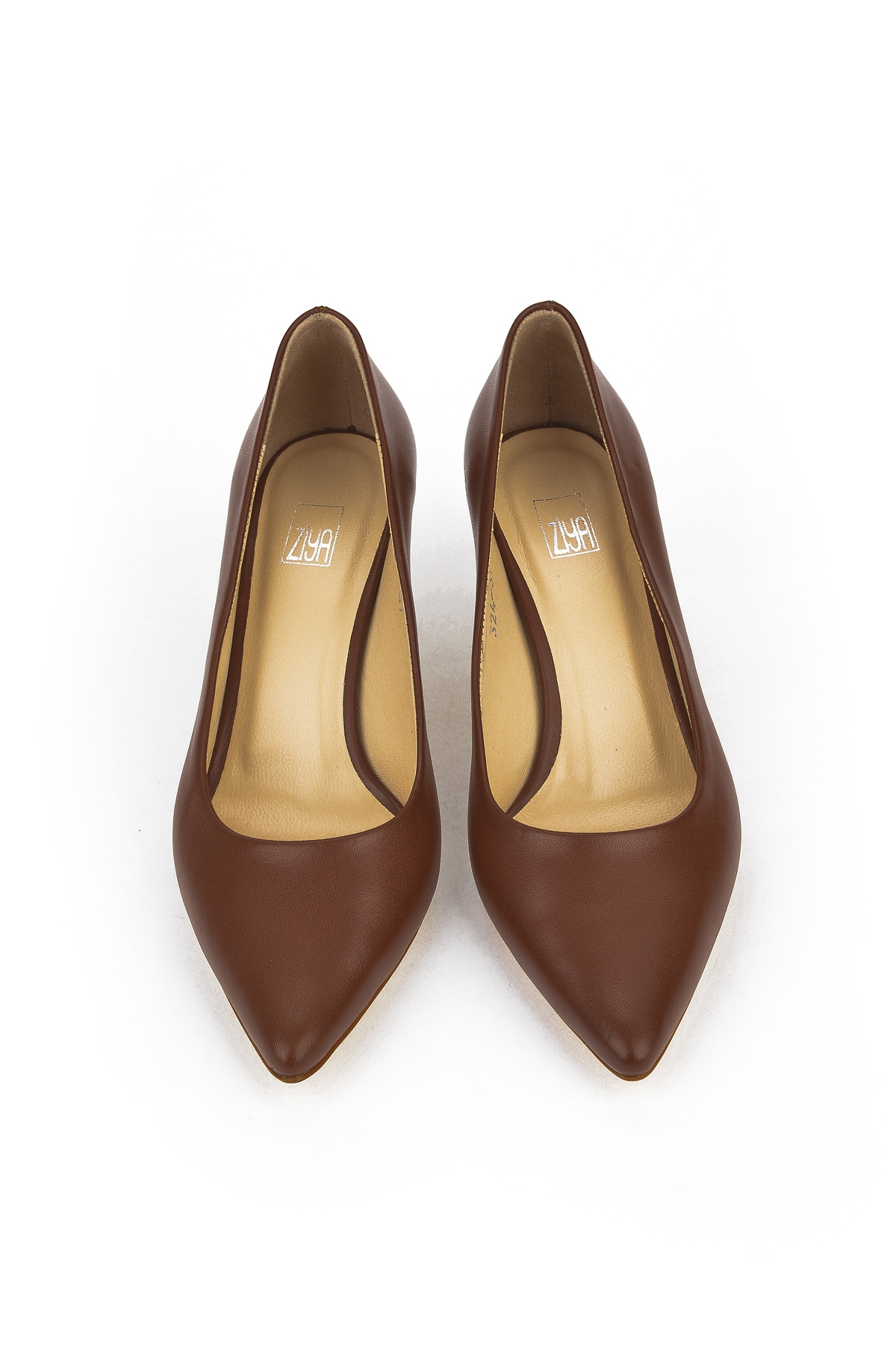 Kadın Hakiki Deri Topuklu Ayakkabı 1231003 324 Taba - Görsel 7