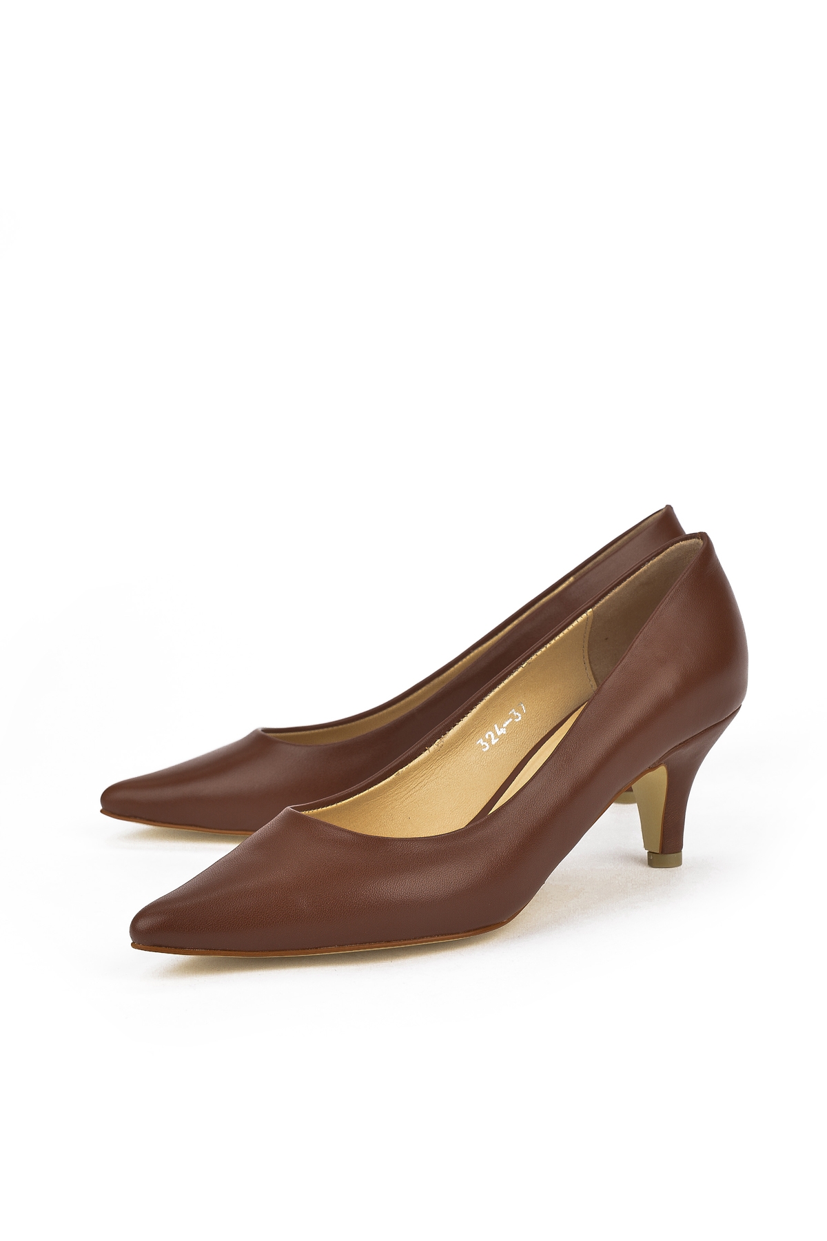 Kadın Hakiki Deri Topuklu Ayakkabı 1231003 324 Taba - Görsel 8