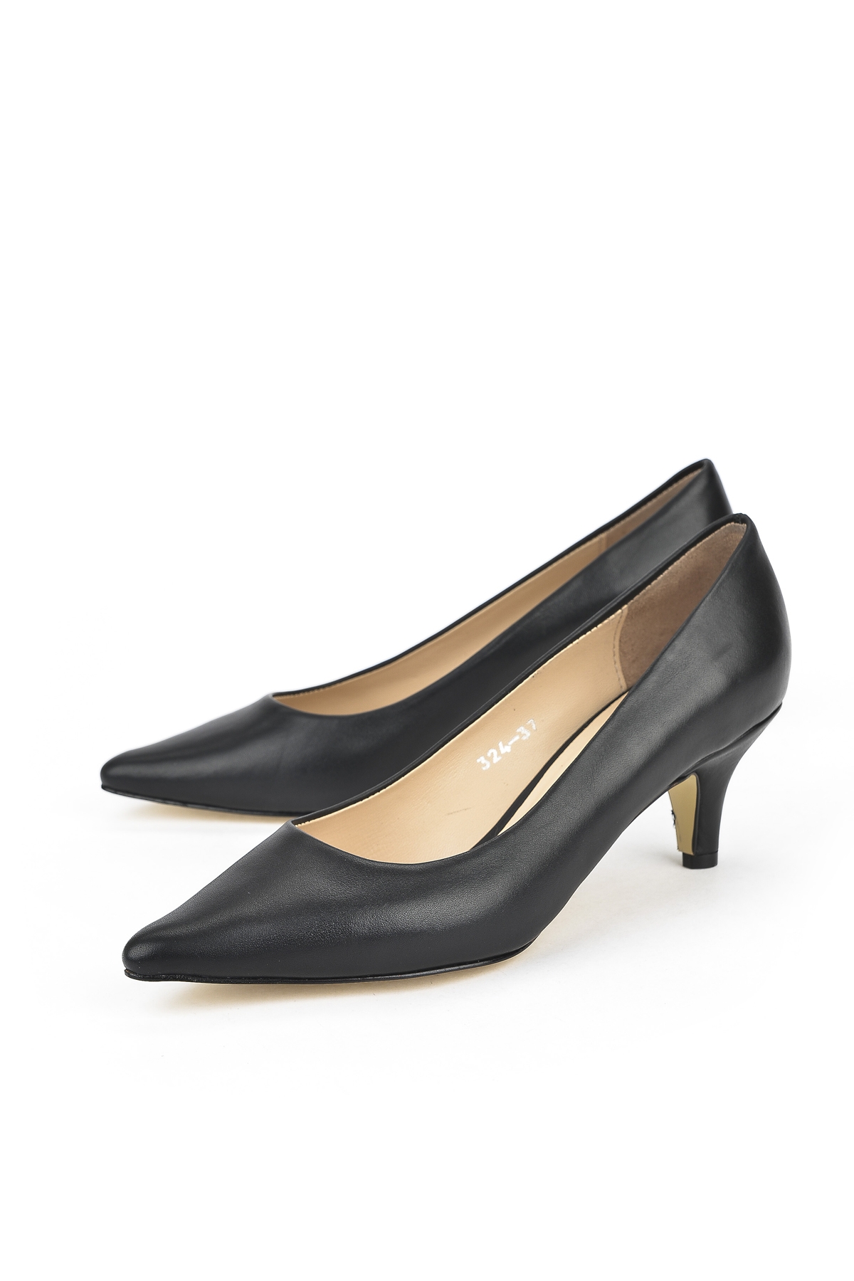 Ziya Kadın Hakiki Deri Topuklu Ayakkabı 1231003 324 Siyah - Görsel 6