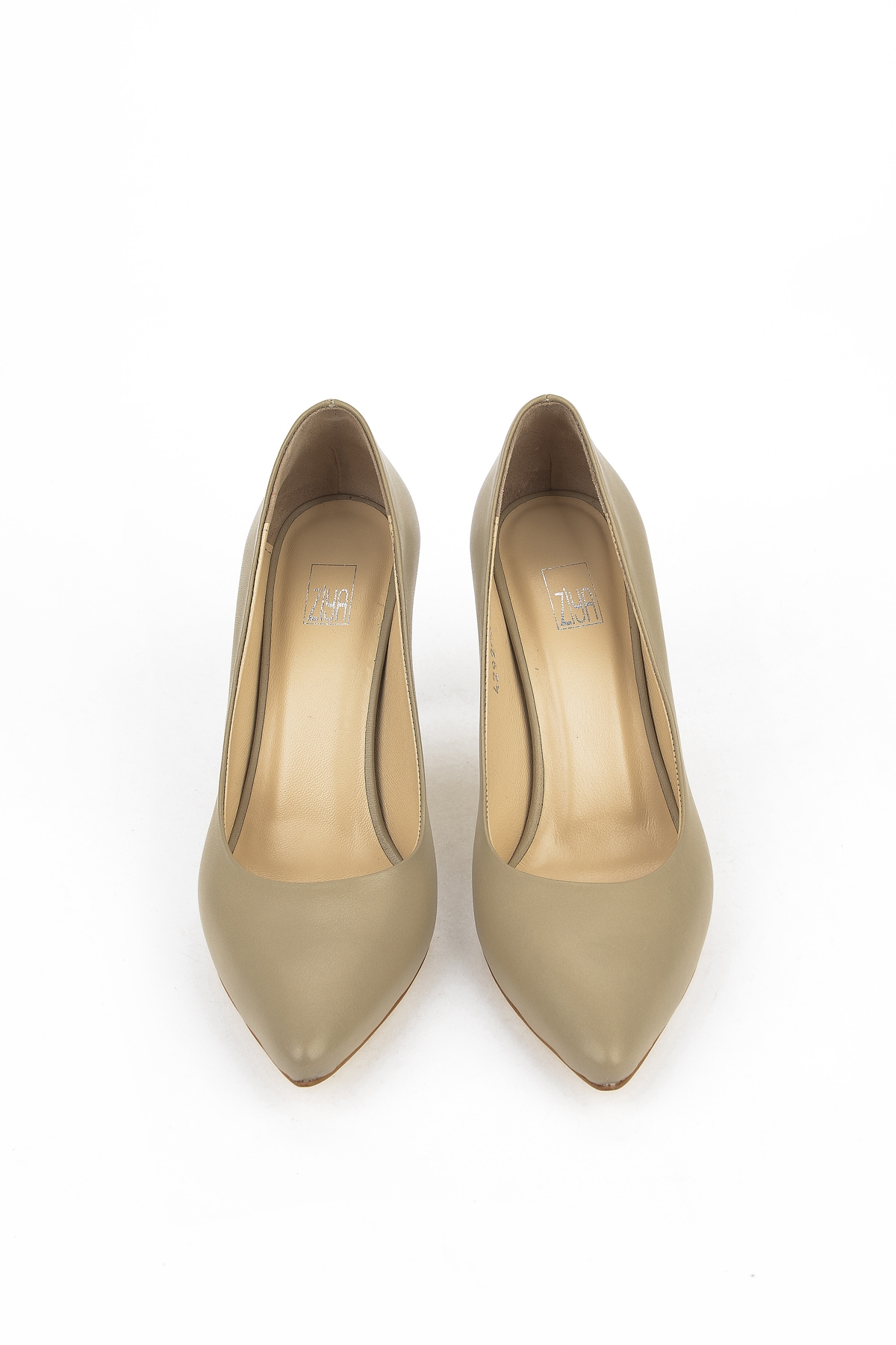 Kadın Hakiki Deri Topuklu Ayakkabı 1231003 4292 Bej - Görsel 7