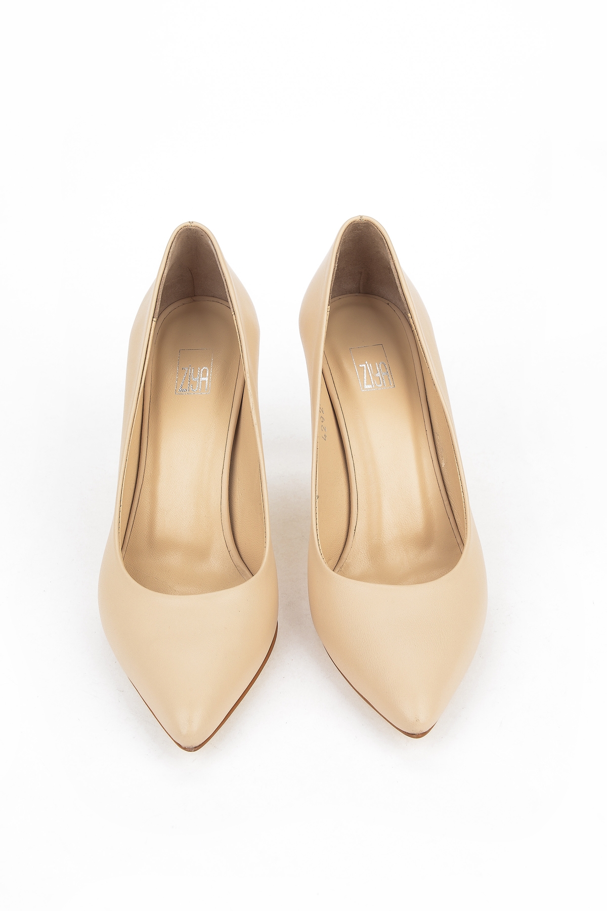 Kadın Hakiki Deri Topuklu Ayakkabı 1231003 4292 Nude - Görsel 5