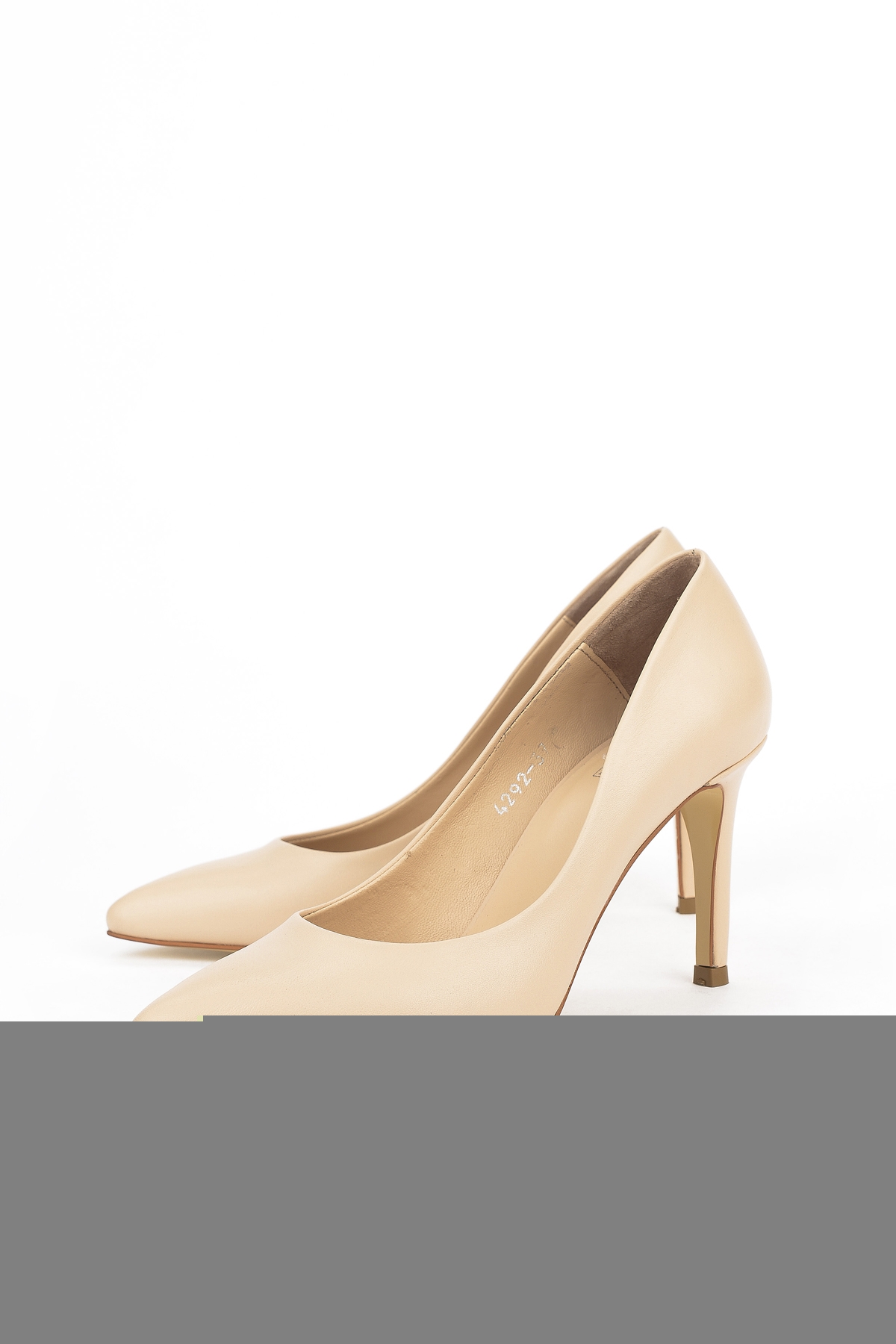 Kadın Hakiki Deri Topuklu Ayakkabı 1231003 4292 Nude - Görsel 6