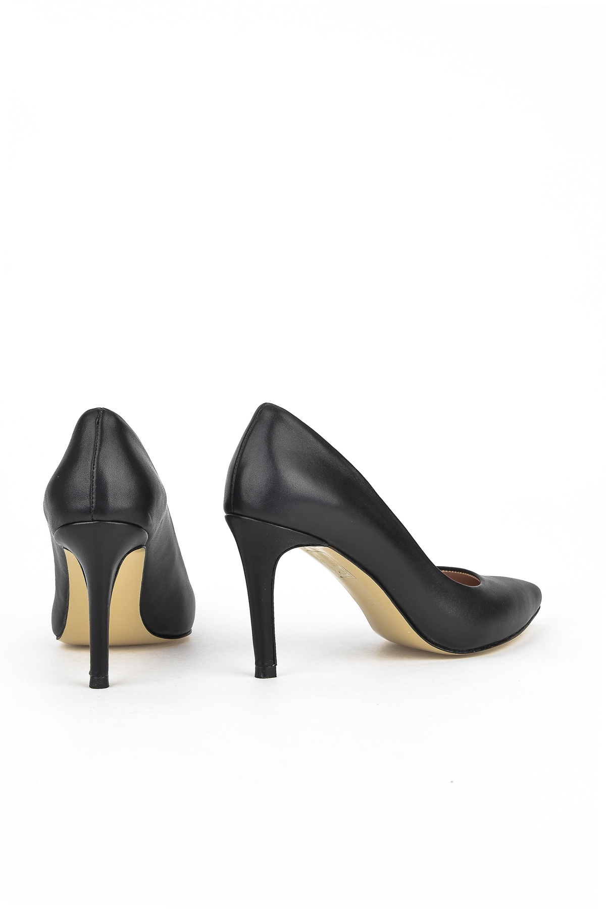 Kadın Hakiki Deri Topuklu Ayakkabı 1231003 4292 Siyah - Görsel 5