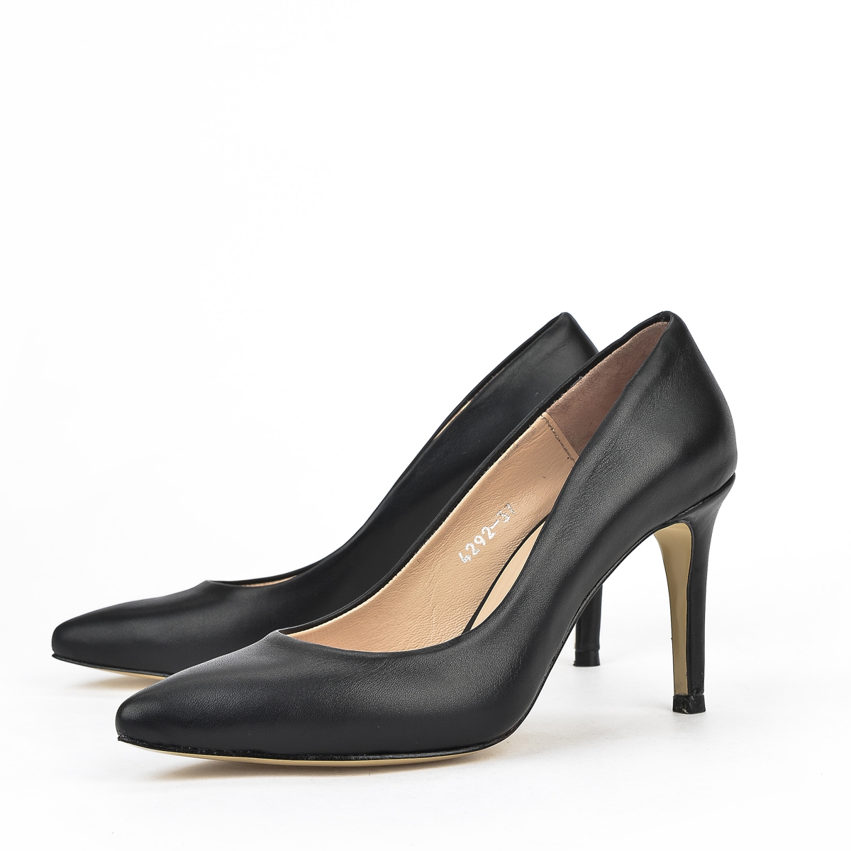 Kadın Hakiki Deri Topuklu Ayakkabı 1231003 4292 Siyah - Görsel 8