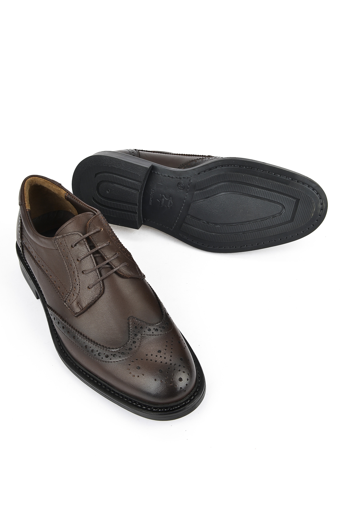 Hakiki Deri Erkek Ayakkabı 141744Z2383 Kahve - Görsel 5