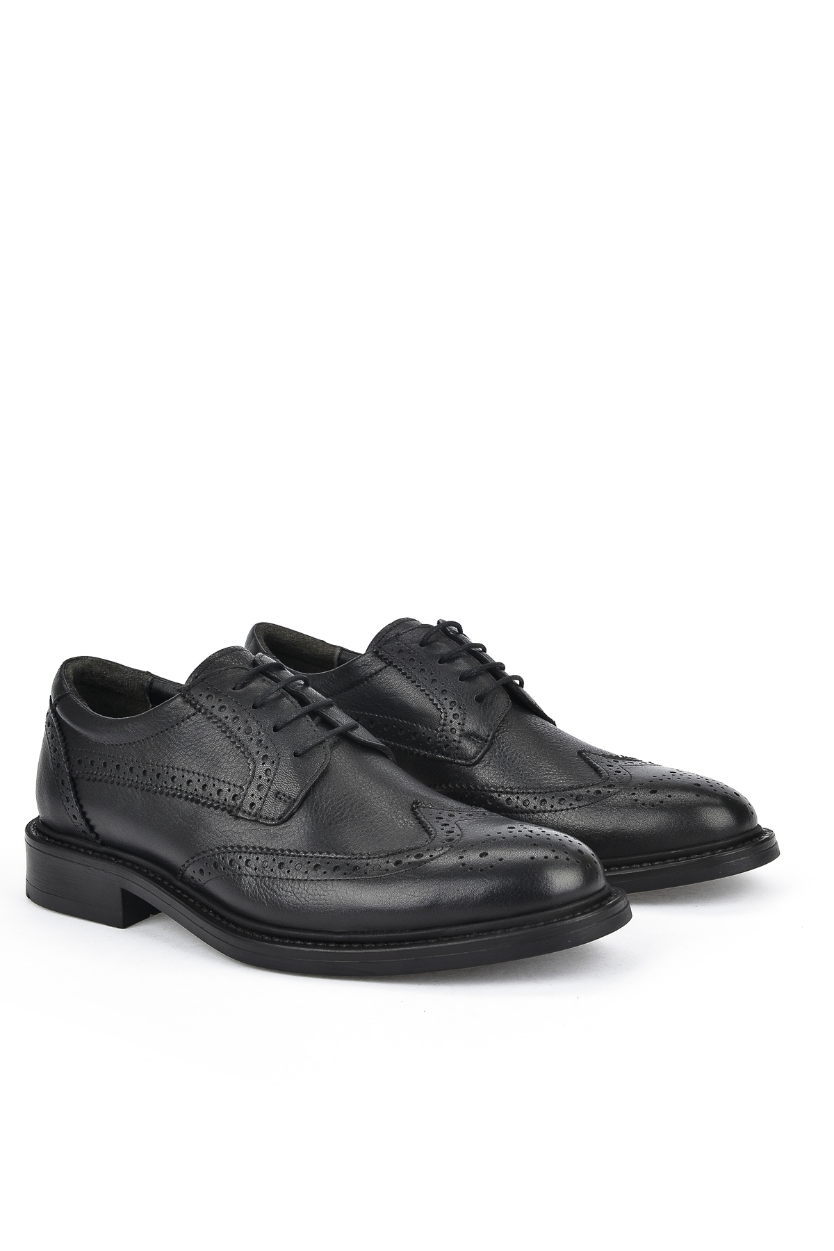 Hakiki Deri Erkek Ayakkabı 141744Z2383 Siyah - Görsel 3