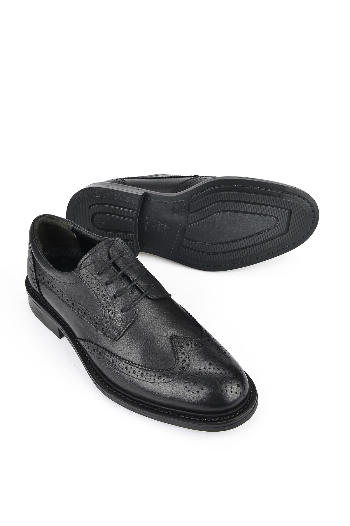 Hakiki Deri Erkek Ayakkabı 141744Z2383 Siyah - Görsel 5