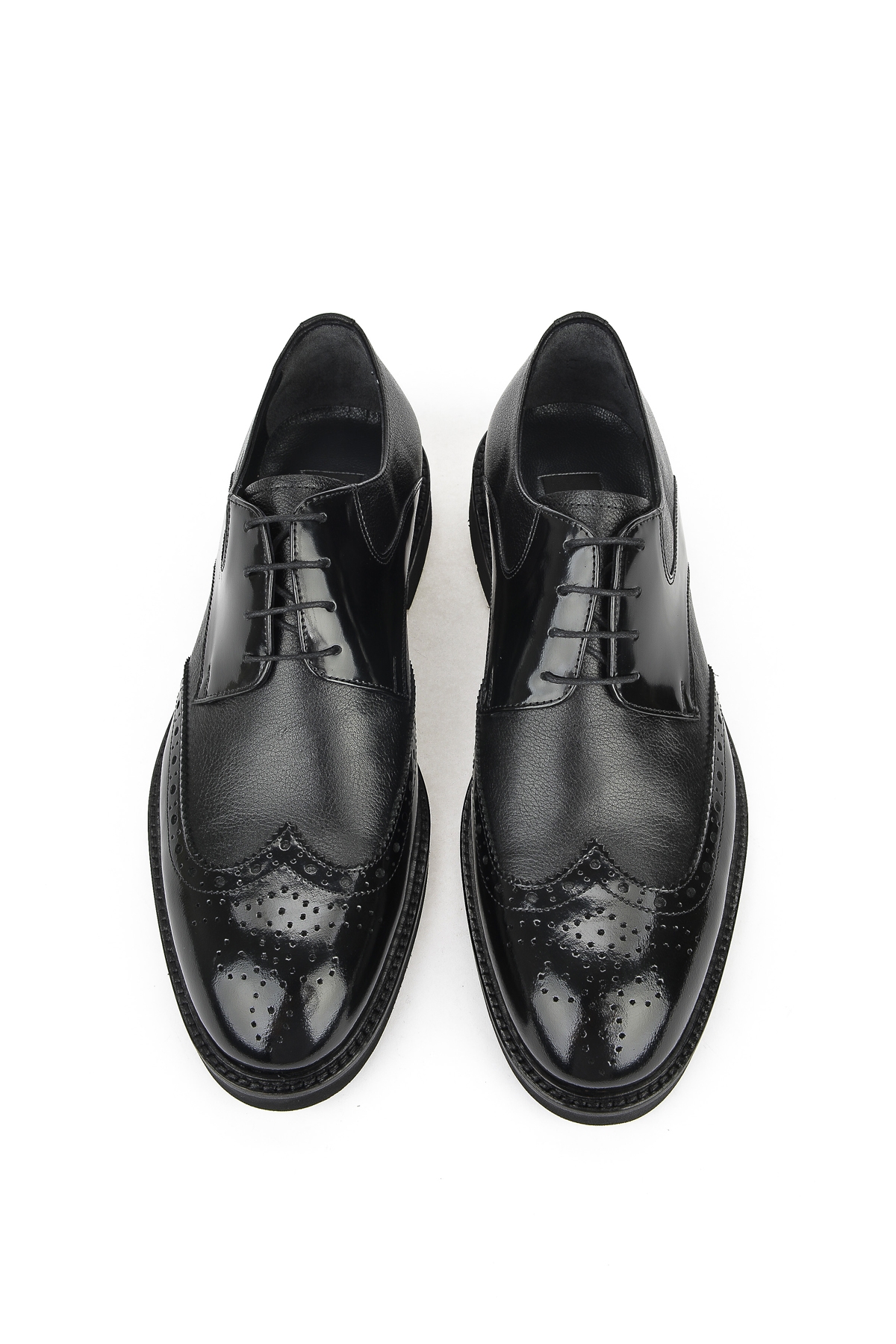 Erkek Hakiki Deri Ayakkabı 123145 625 Siyah - Görsel 8