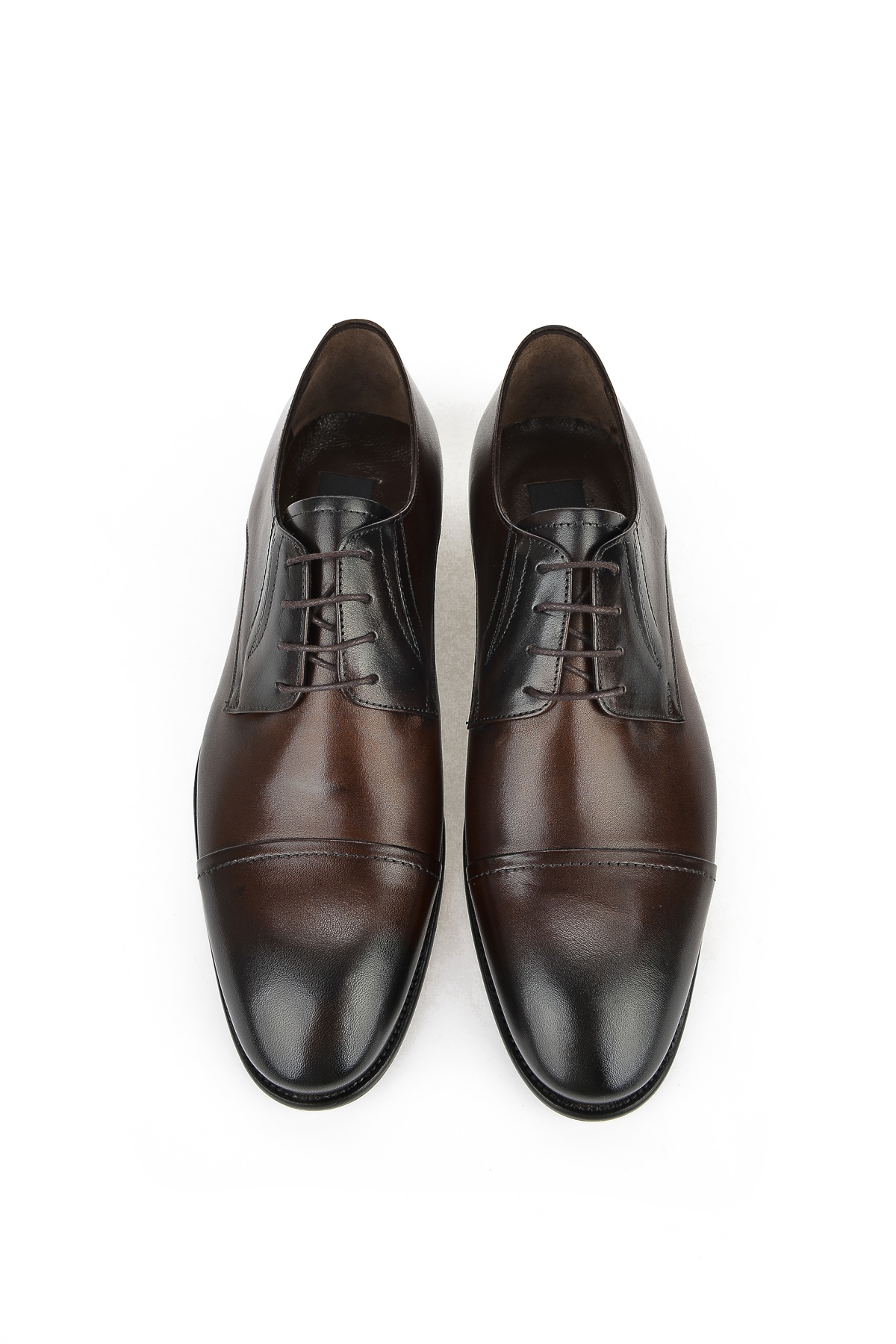 Erkek Hakiki Deri Ayakkabı 133145Z396 Kahve - Görsel 8