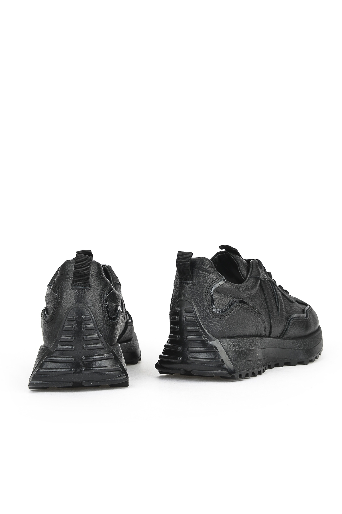 Kadın Hakiki Deri Sneaker 1431000Z4660 Siyah - Görsel 6