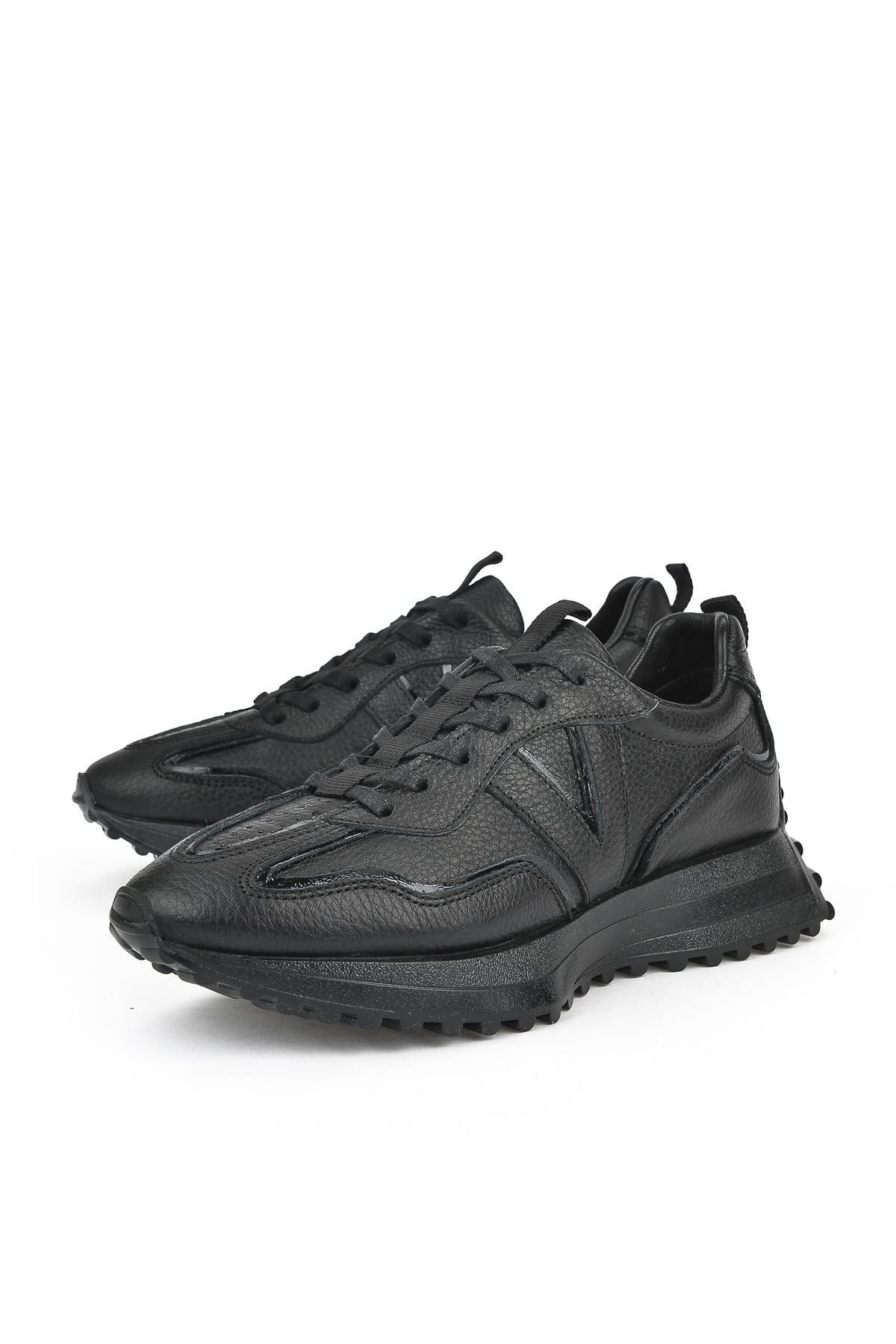 Kadın Hakiki Deri Sneaker 1431000Z4660 Siyah - Görsel 9