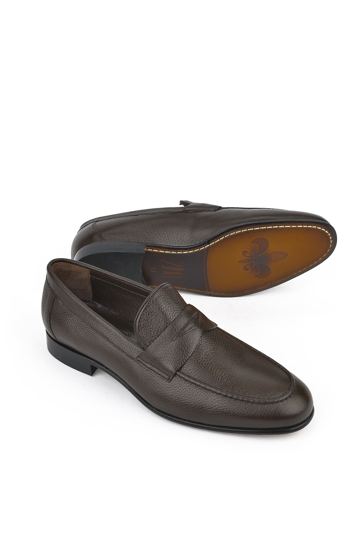 Erkek Hakiki Deri Ayakkabı 123145 5968 Kahve - Görsel 5