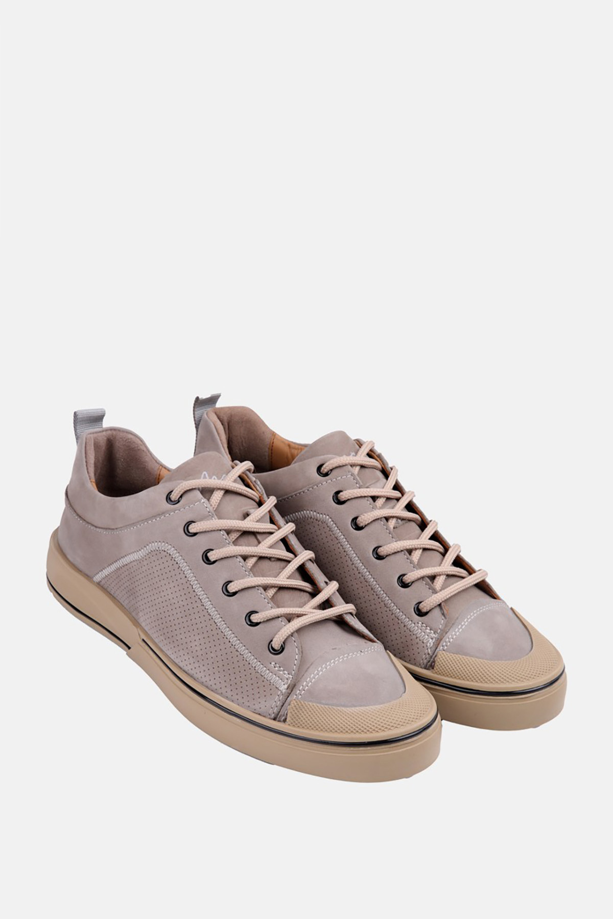 Erkek Termo Taban Casual Deri Ayakkabı 17134 Bej - Görsel 4