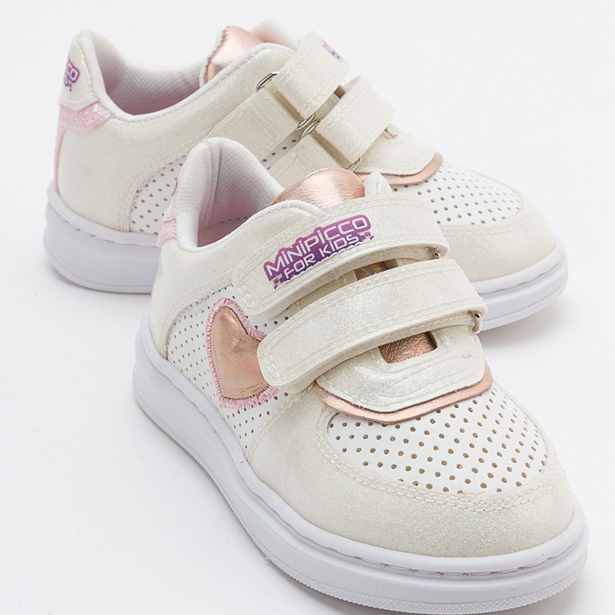 Minipicco Kız Çocuk Beyaz Sneaker Ayakkabı 200933481 | Flo