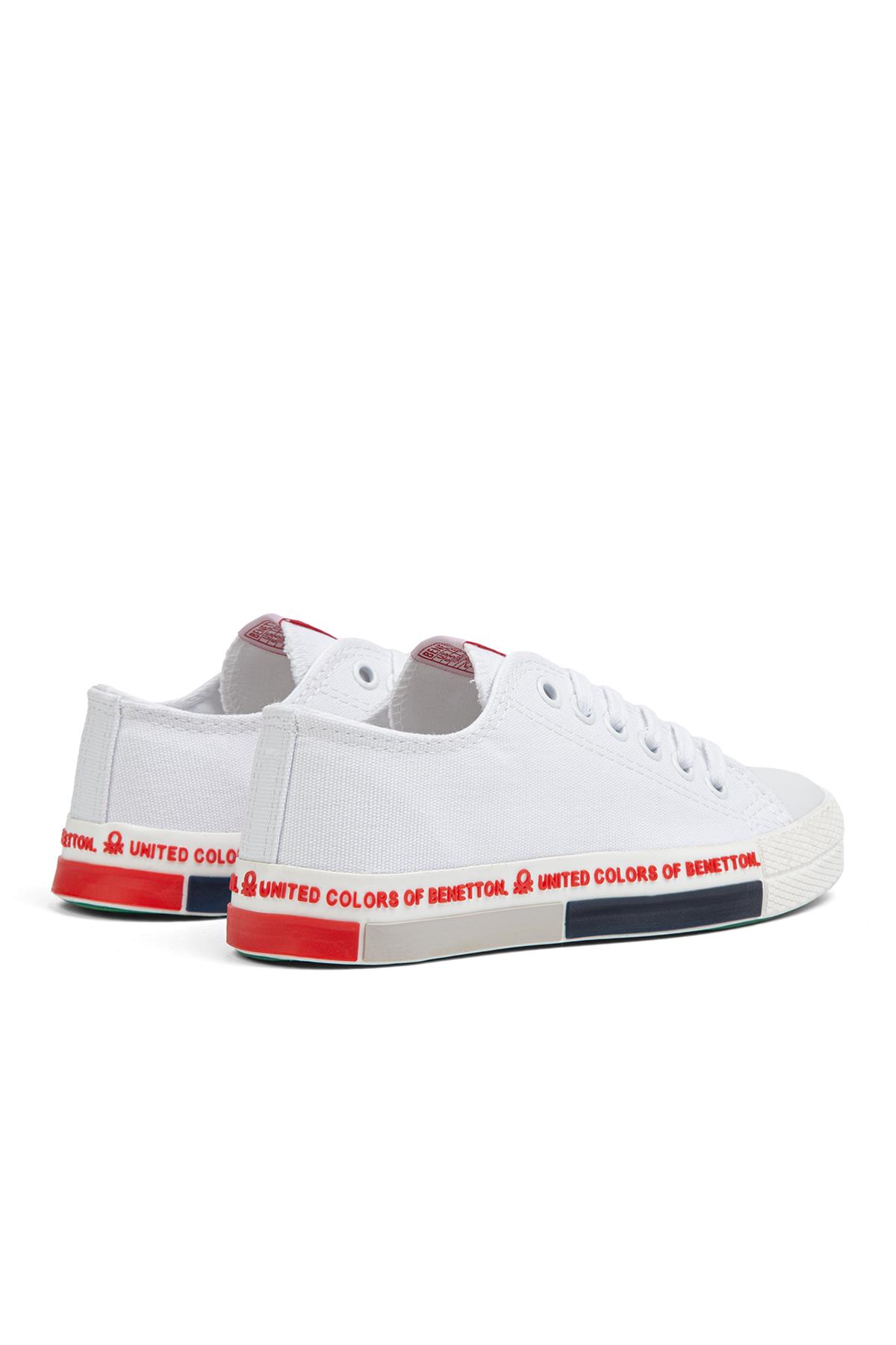 ® | BN-70017 - 3374 Beyaz Kirmizi - Kadın Spor Ayakkabı - Görsel 4