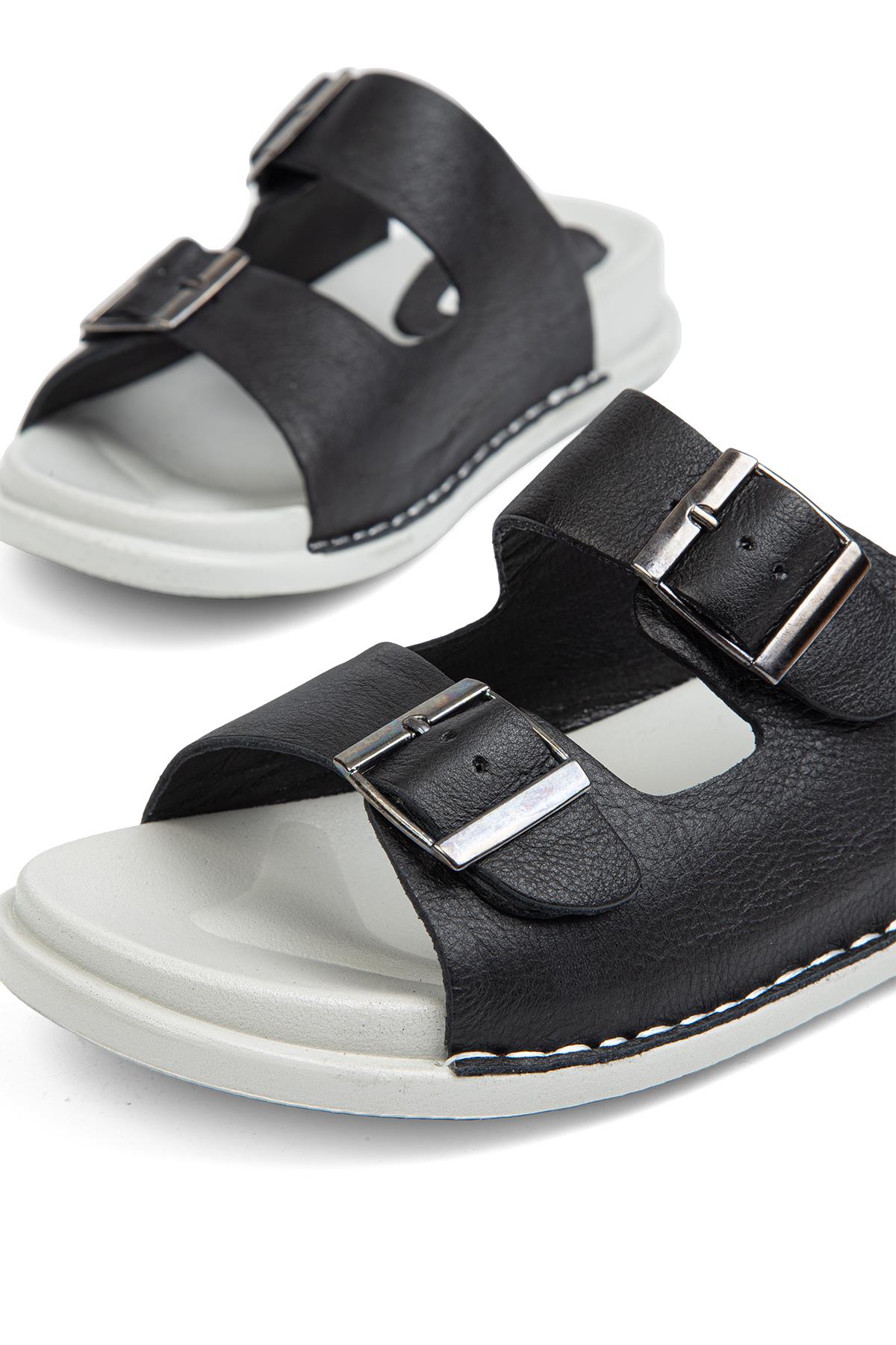 ® | PC-7176- 3805 Siyah - Kadın Terlik - Görsel 5