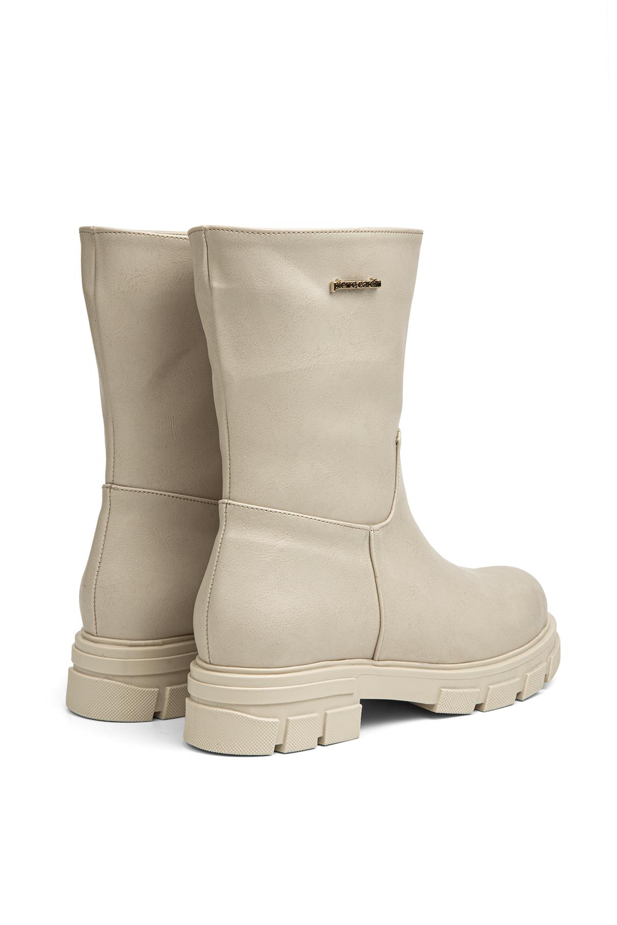 ® | PC-52063-3076 Krem - Kadın Bot - Görsel 4