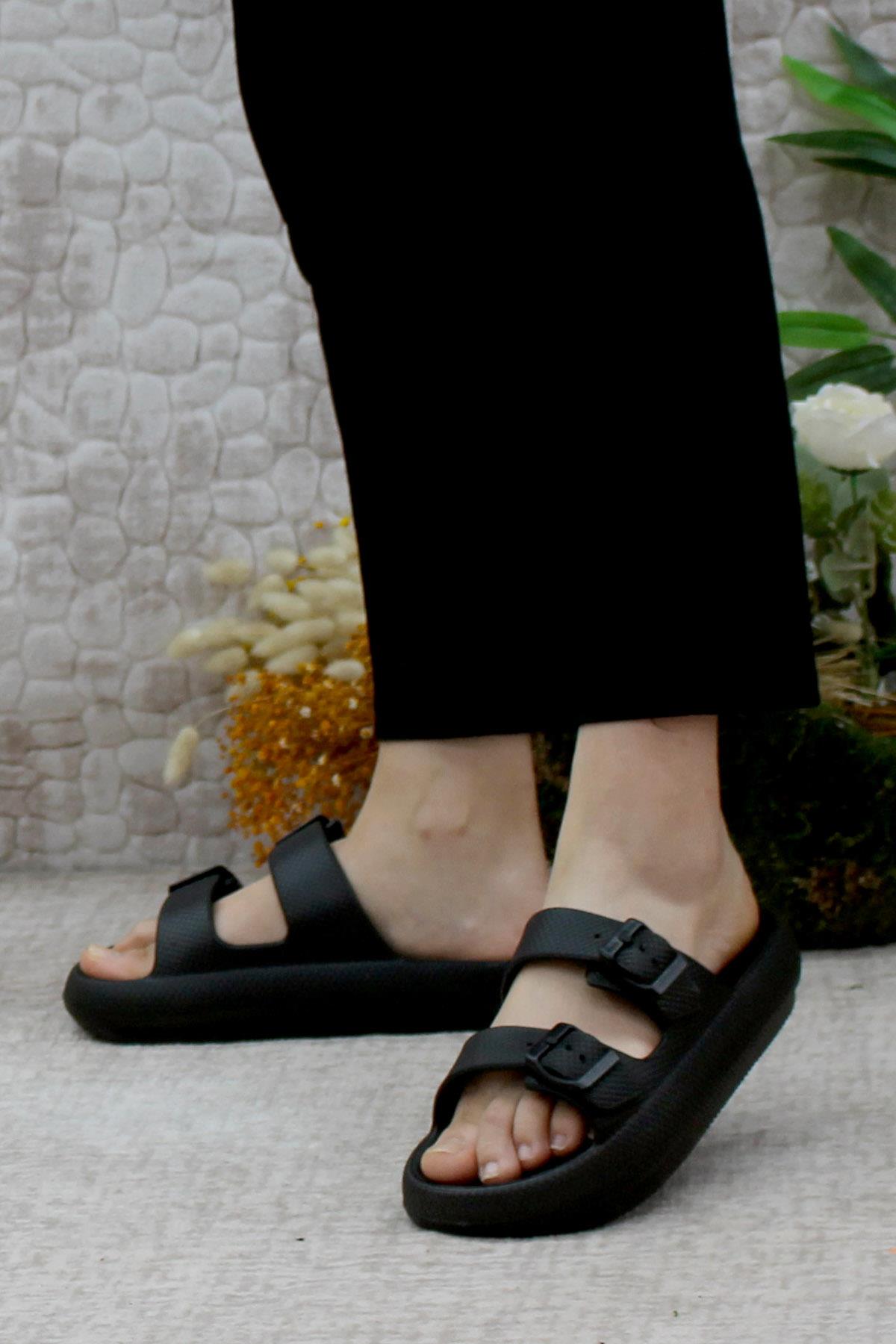 EZ0095 Plaj Deniz Havuz Terliği Hafif Rahat Esnek Kadın Terlik - Görsel 4