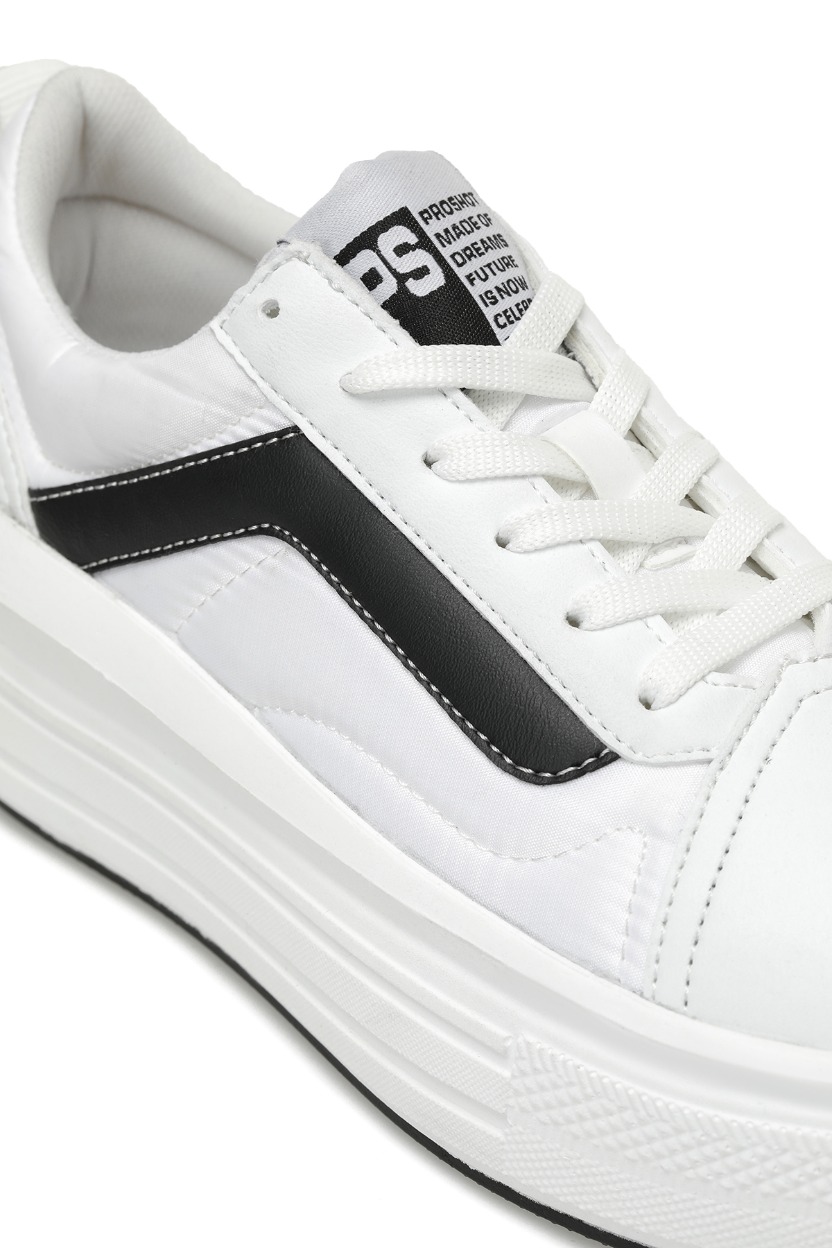 YUMI W 3PR Beyaz Kadın Sneaker - Görsel 8