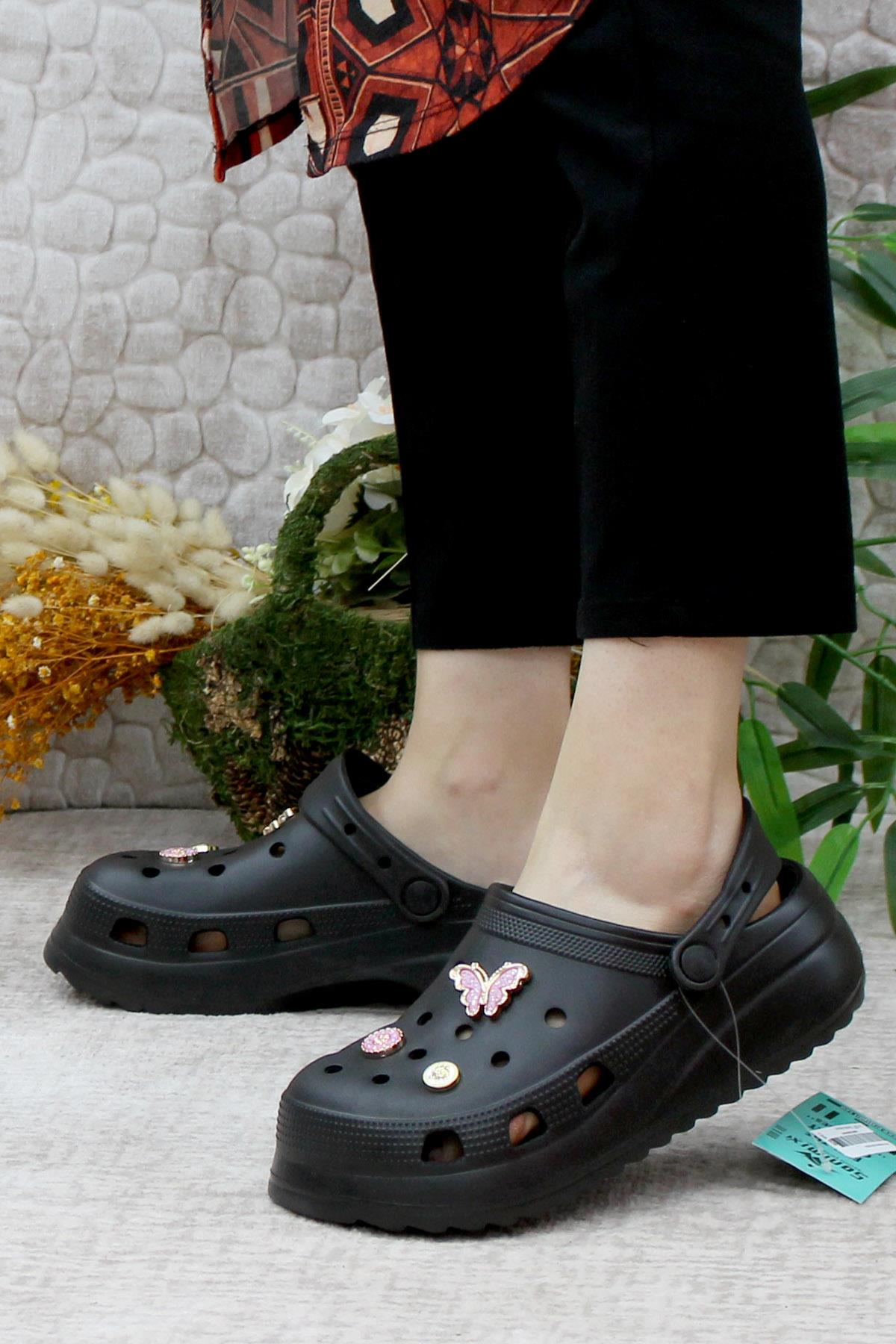 EZZ0129 Plaj Deniz Havuz Terliği Hafif Rahat Esnek Kadın Terlik - Görsel 4