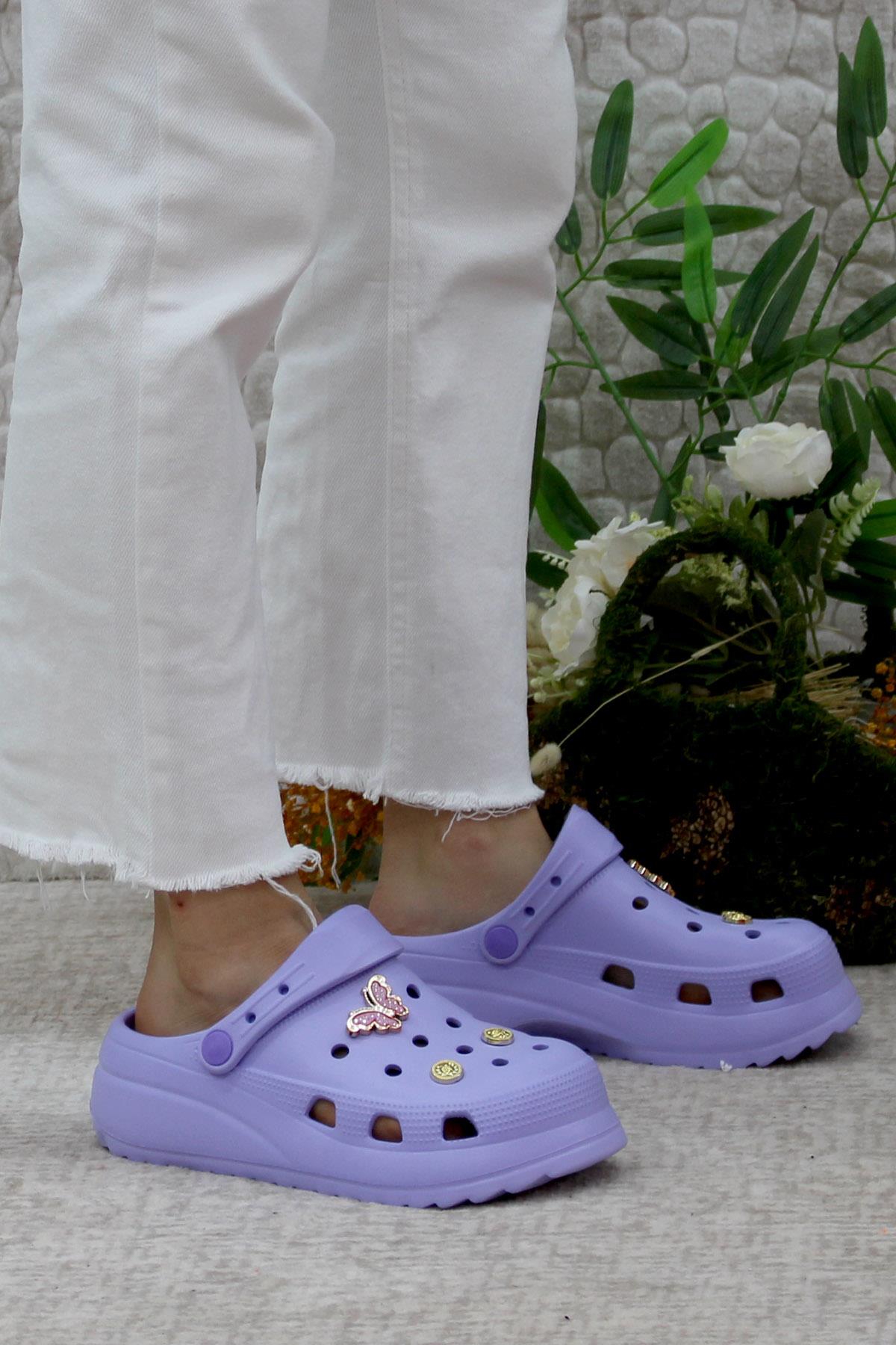 EZZ0129 Plaj Deniz Havuz Terliği Hafif Rahat Esnek Kadın Terlik - Görsel 3