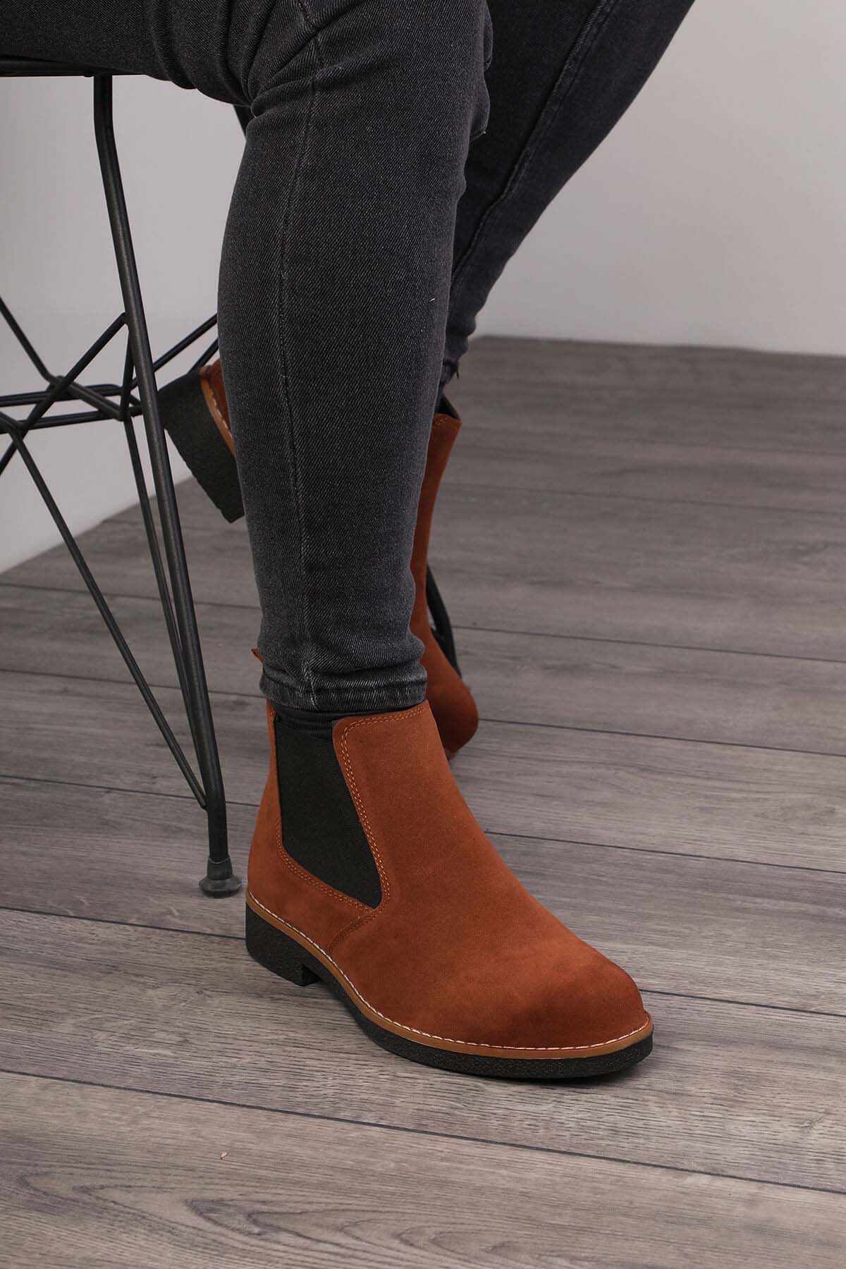 Freemax Unisex Chelsea Bot Garantili Ürün .30141 SÜET TABA - Görsel 6