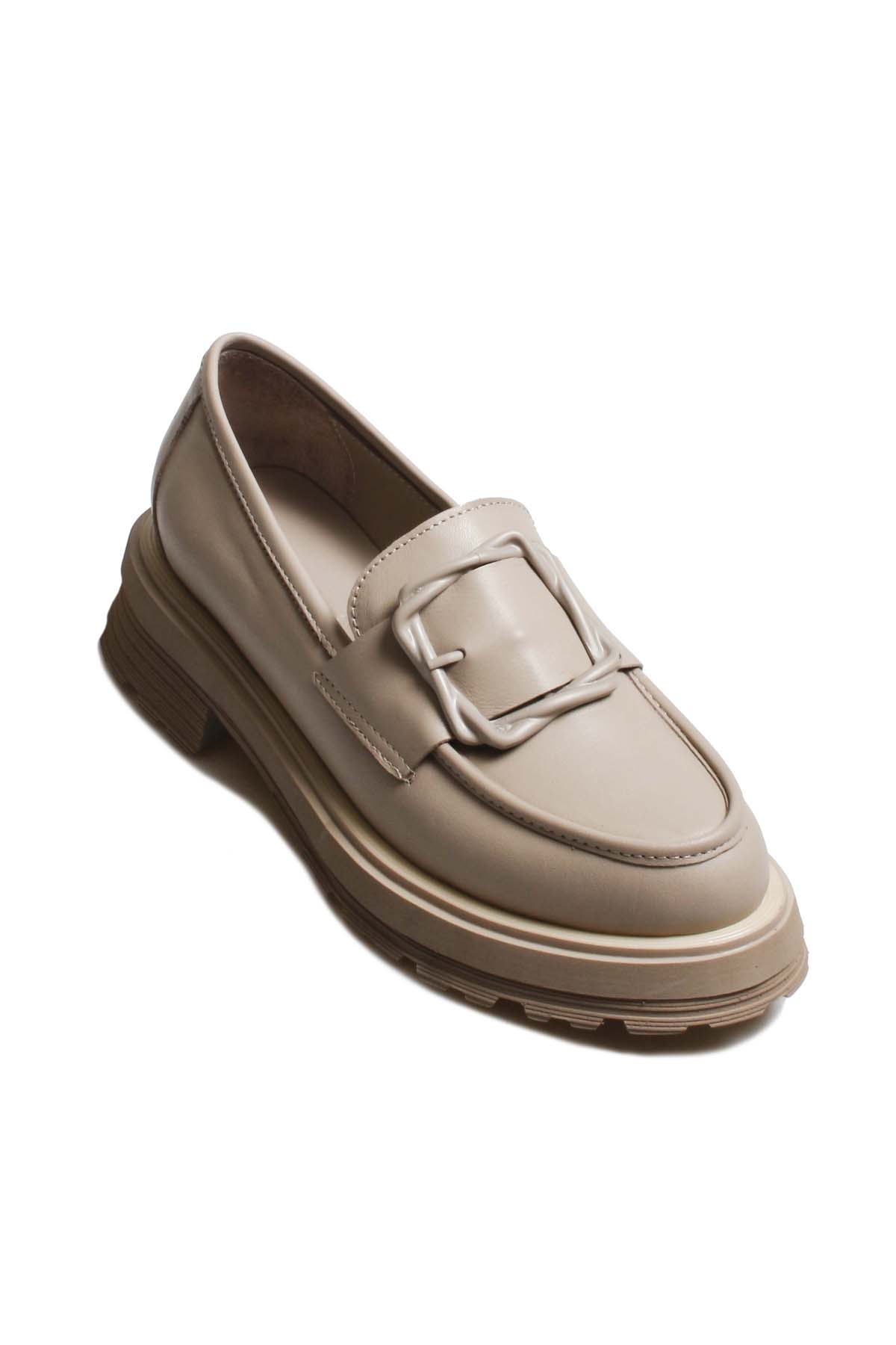 Hakiki Deri Kadın Casual Ayakkabı 965ZA3287 - Görsel 4