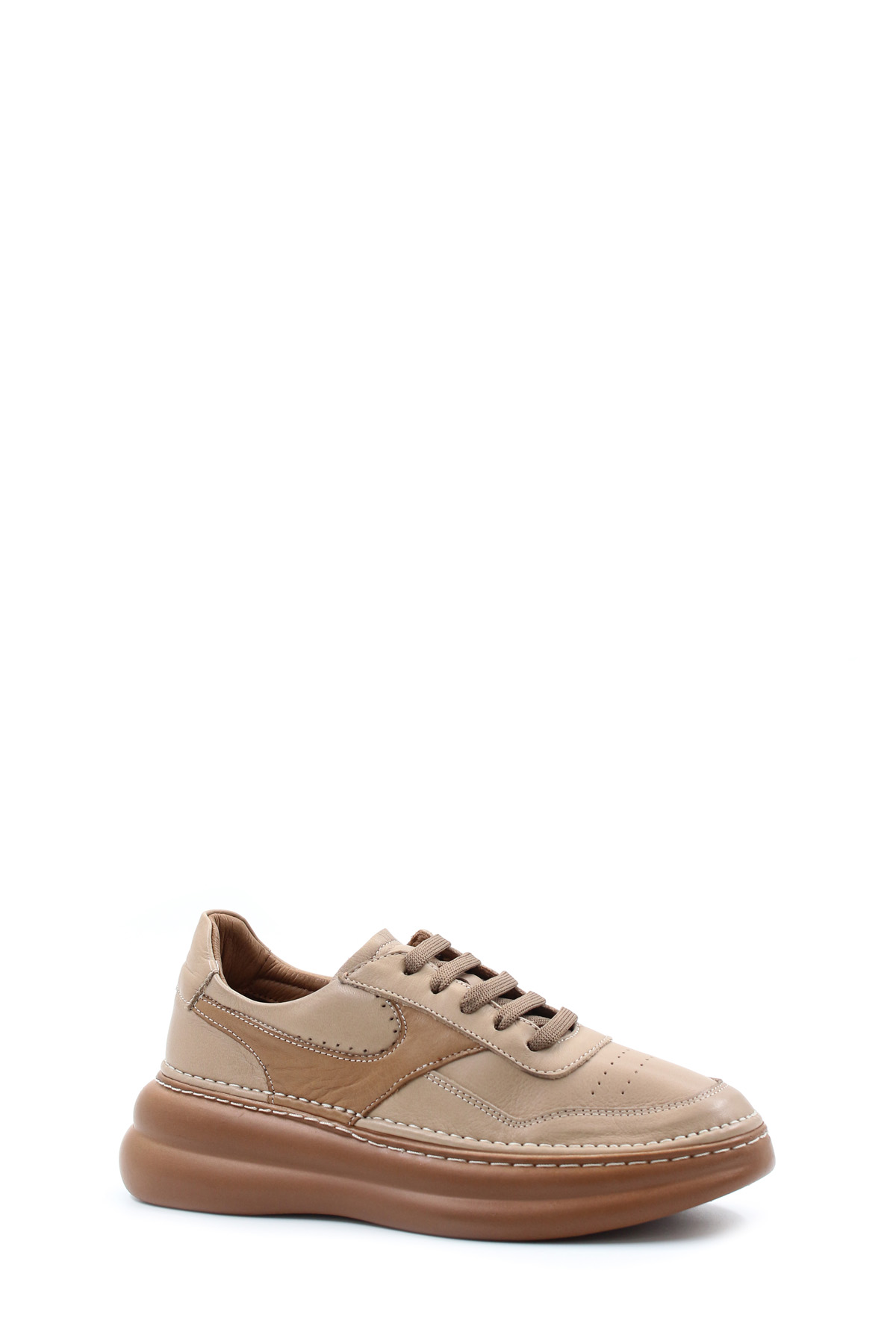 Hakiki Deri Kadın Casual Ayakkabı 409ZA3051 - Görsel 4