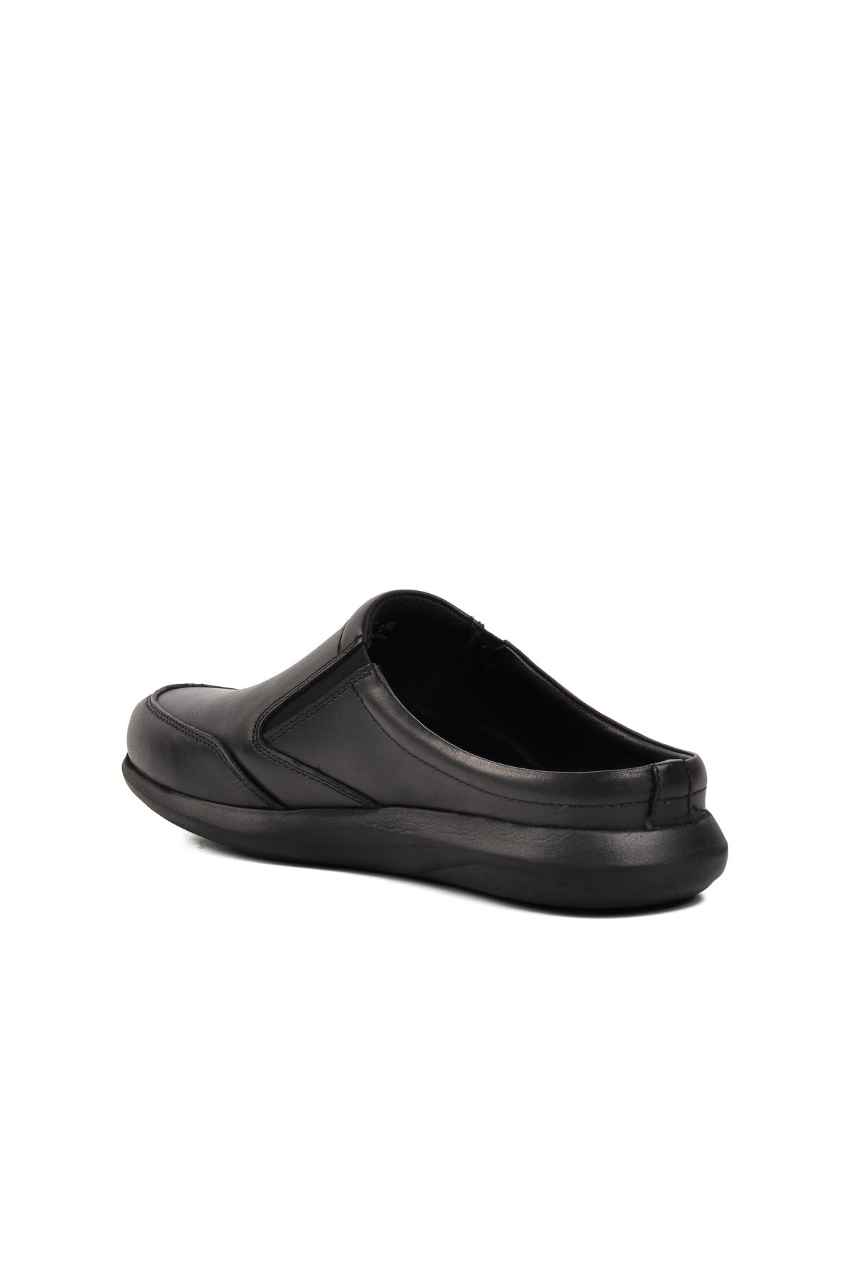 Sekurlet 1372 Hakiki Deri Siyah Erkek Günlük Ayakkabı - Görsel 5