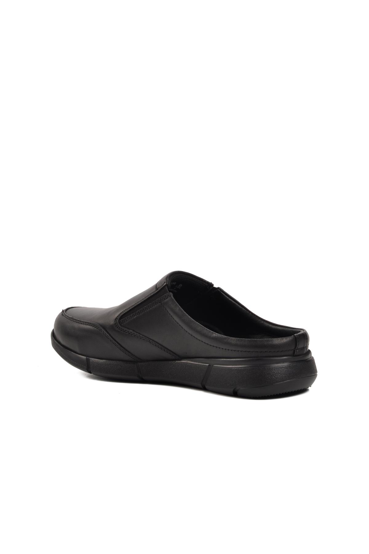 Sekurlet 1371 Siyah Hakiki Deri Erkek Günlük Ayakkabı - Görsel 5