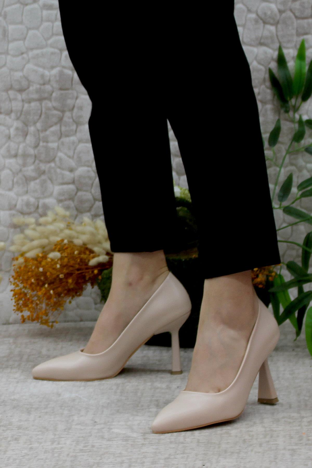 721 Fashion Stiletto Topuklu Kadın Ayakkabı - Görsel 4