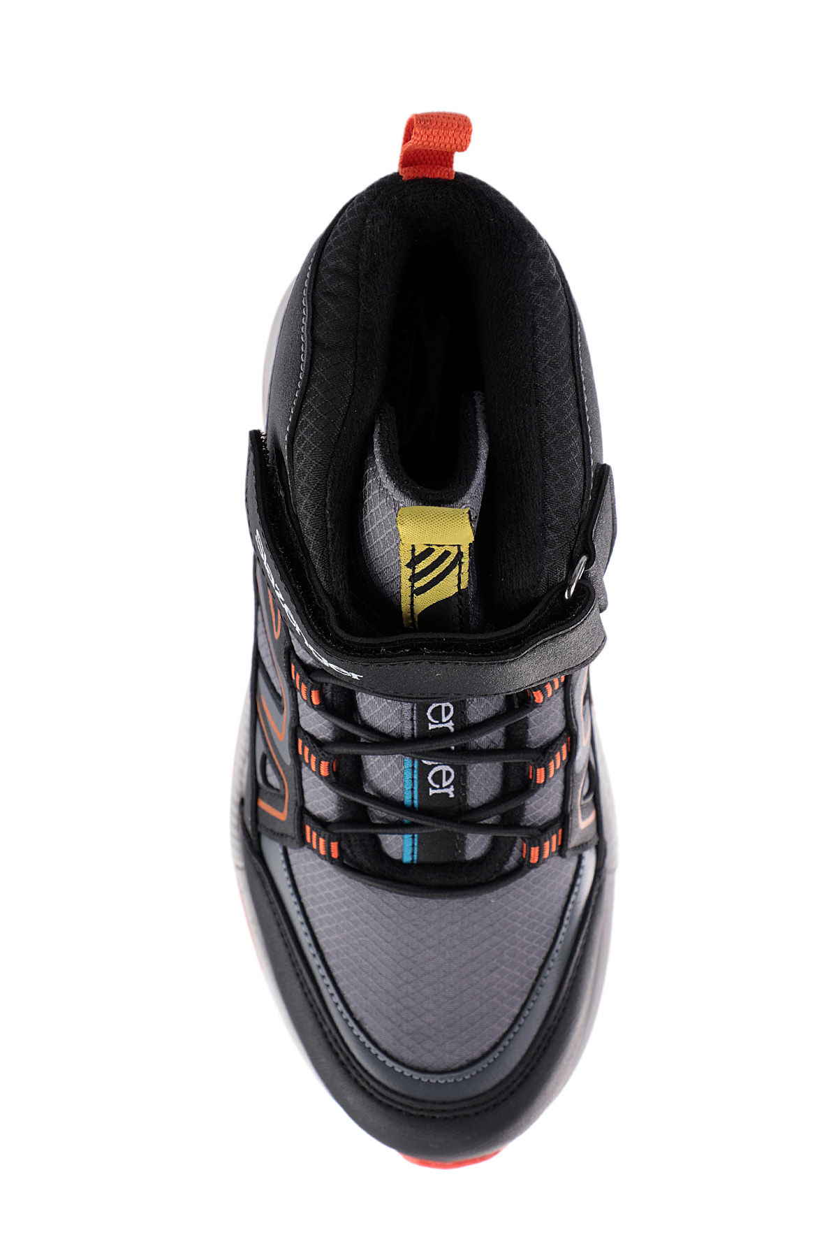 KEPHAS Unisex Çocuk Bot Koyu Gri / Turuncu - Görsel 6