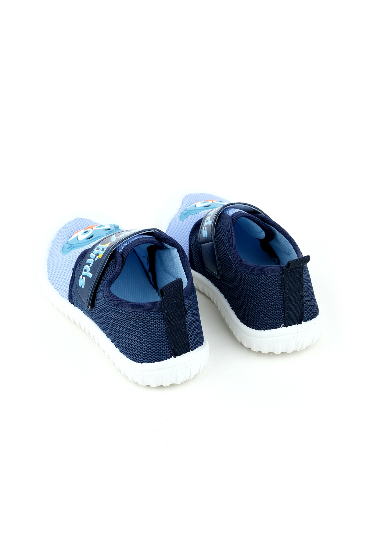 Yazlık Erkek Çocuk Keten Happy Bird Cırt Cırtlı Ayarlanabilir Ayakkabı - Görsel 4
