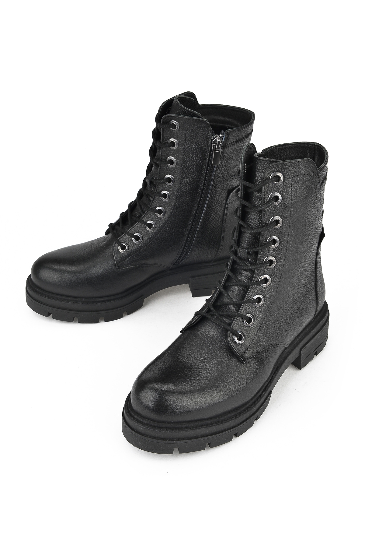 Kadın Hakiki Deri Bot 13319Z66286 Siyah - Görsel 6