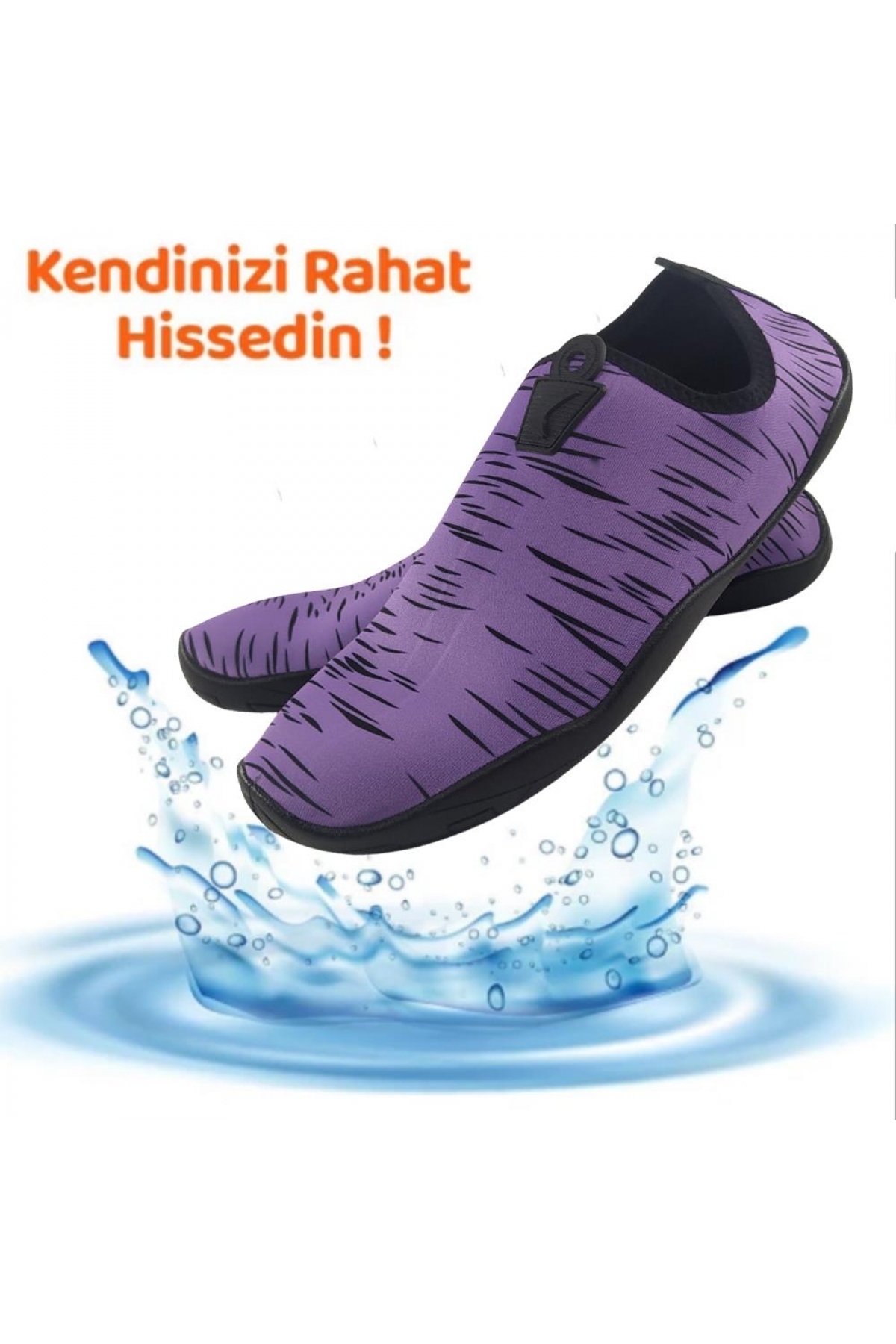 Plaj ve Deniz Ayakkabısı,Havuz Ayakkabısı,Su Sporu,Hayal Lila - Görsel 5