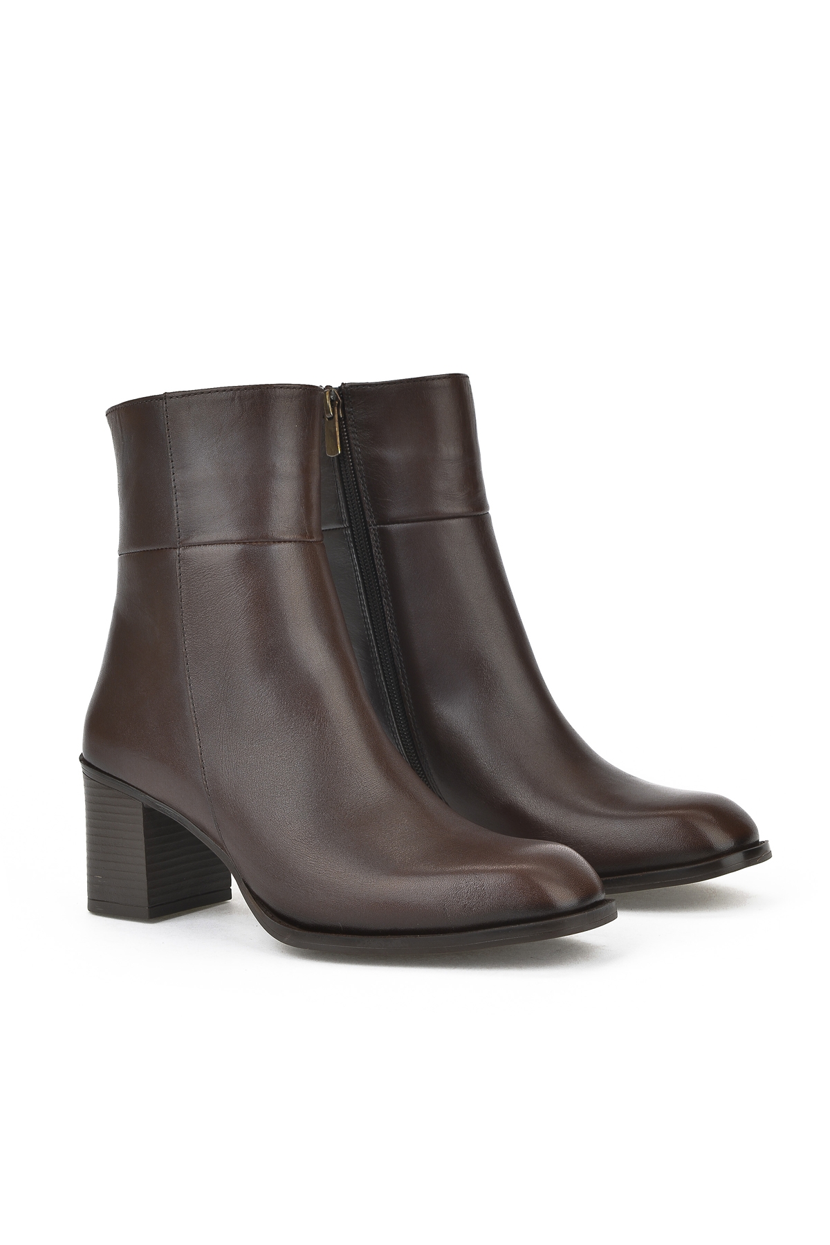 Kadın Hakiki Deri Bot 13319Z66350 Kahve - Görsel 3