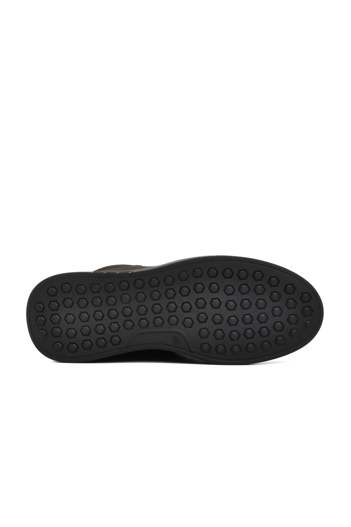 779616 Siyah Nubuk Hakiki Deri Erkek Günlük Ayakkabı - Görsel 6