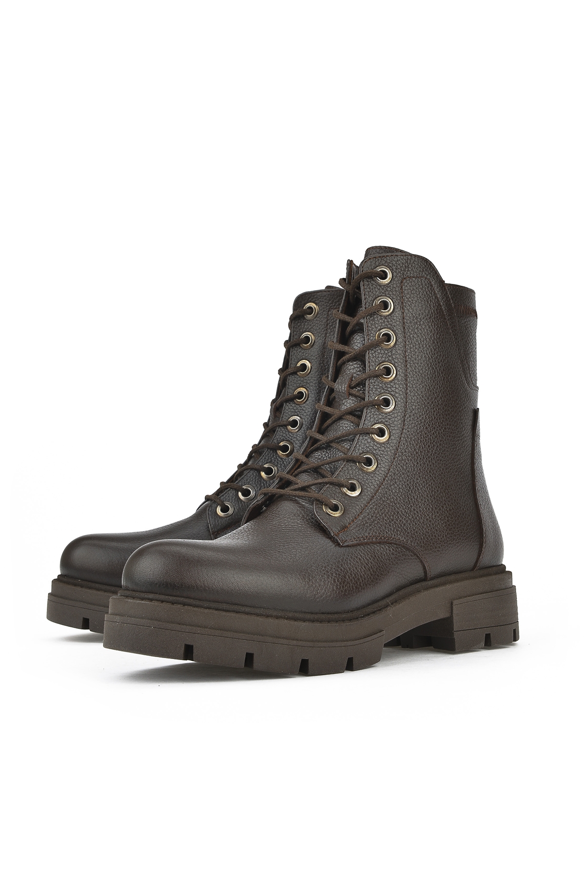 Kadın Hakiki Deri Bot 13319Z66286 Kahve - Görsel 5